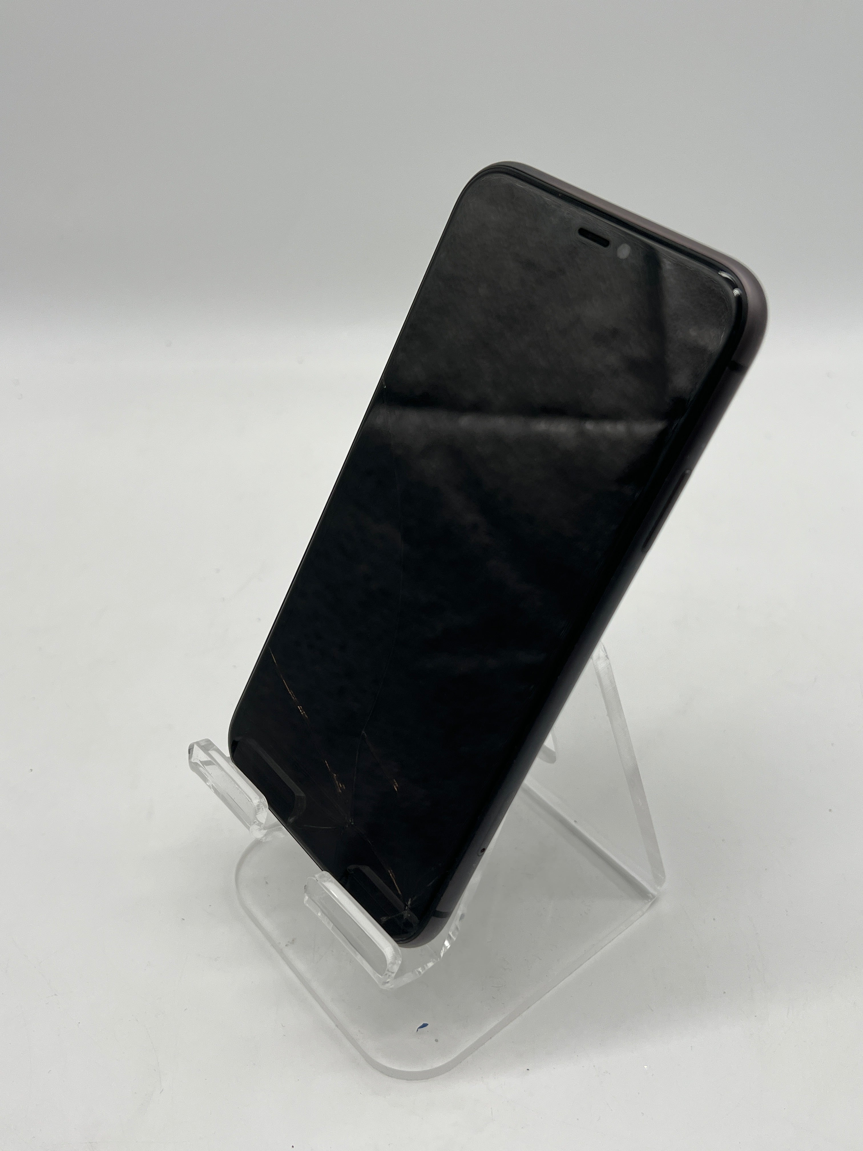 Apple iPhone 11 64GB Black Verizon - For Parts (Bad battery, Crack screen)