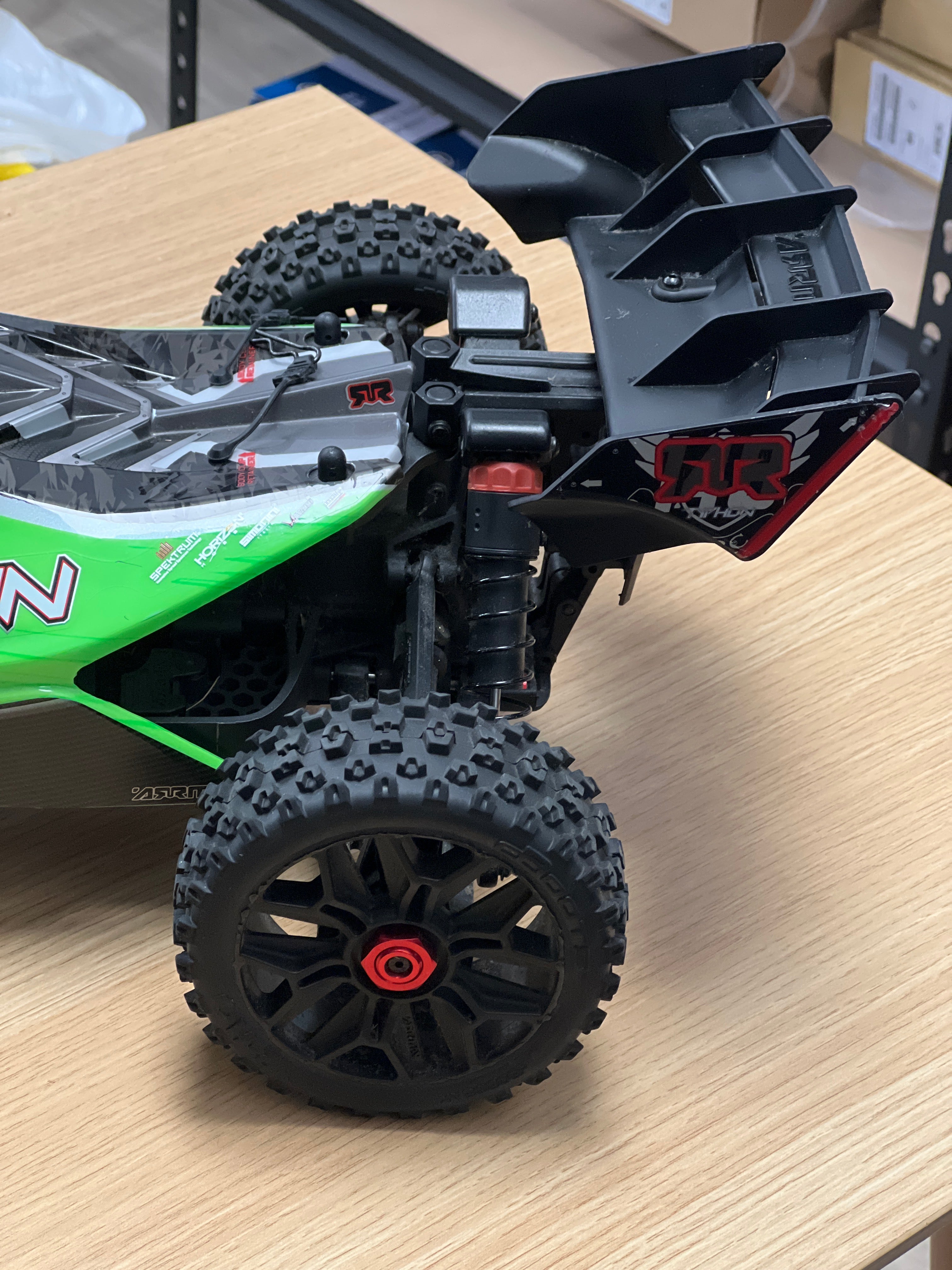 ARRMA Typhon Mega 665 RC Electric Buggy Green - Used