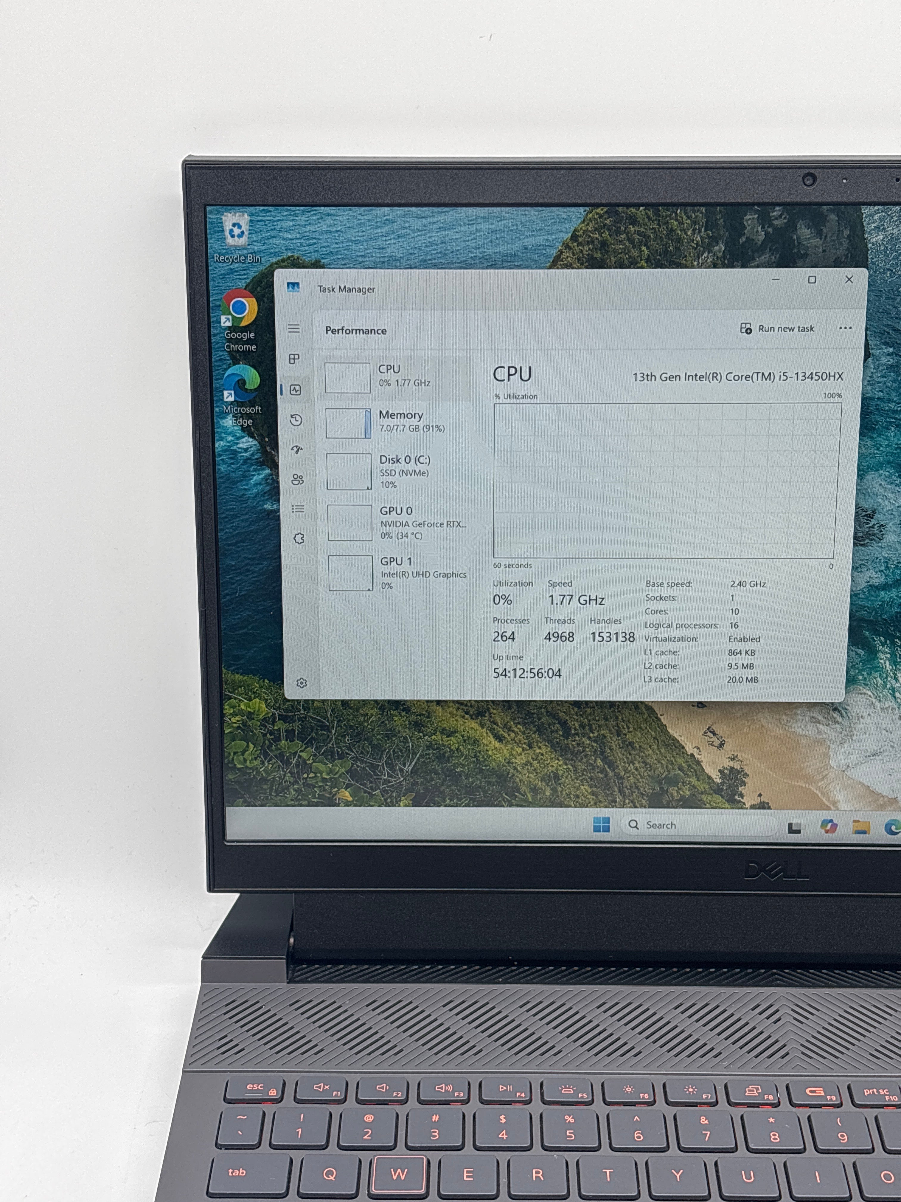 Dell G15 5530 i5-13450HX 8GB RAM 512GB SSD RTX 3050 Used