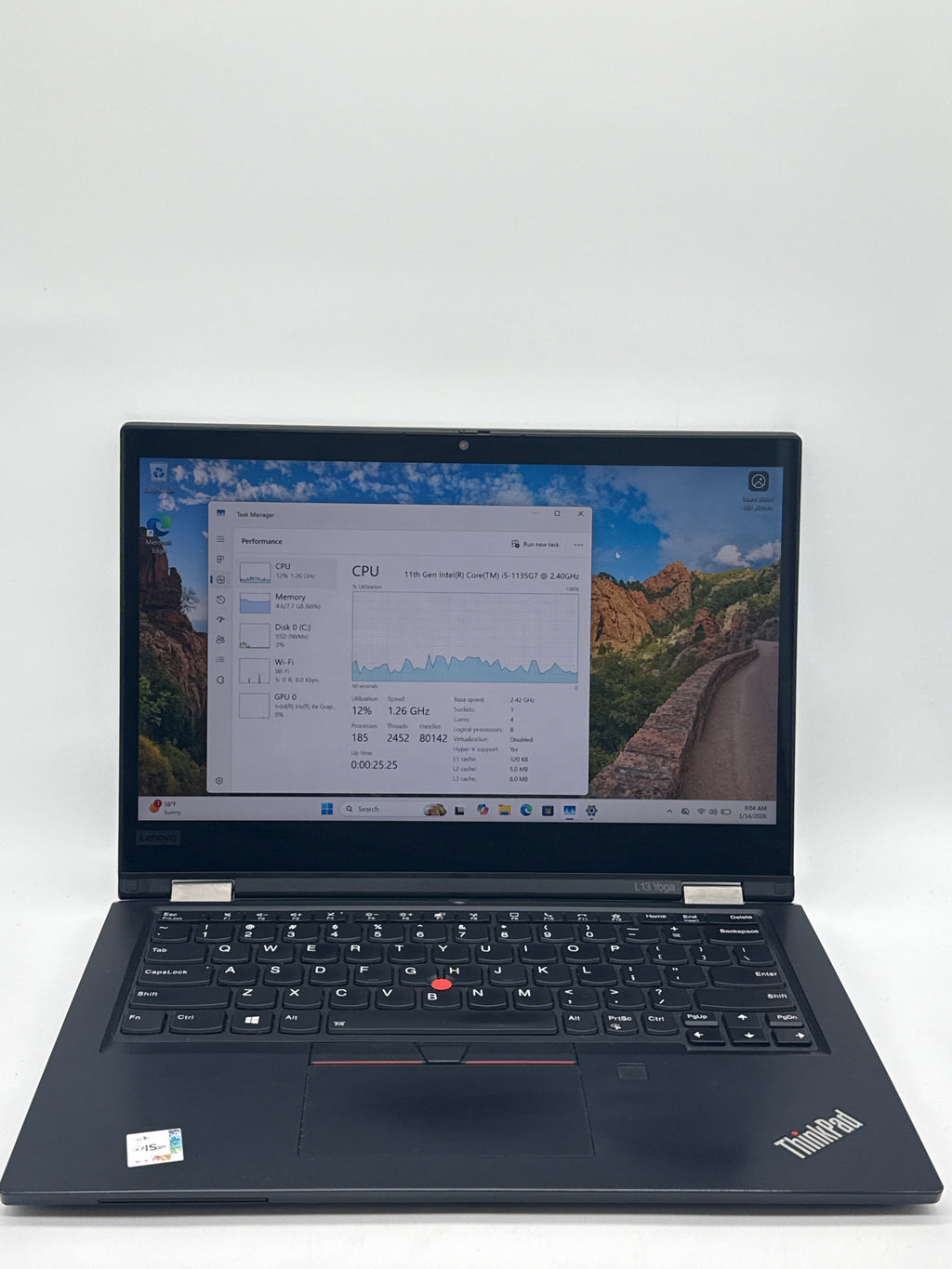 Lenovo ThinkPad L13 Yoga Gen 2  i5-1135G7 8GB RAM 256GB SSD