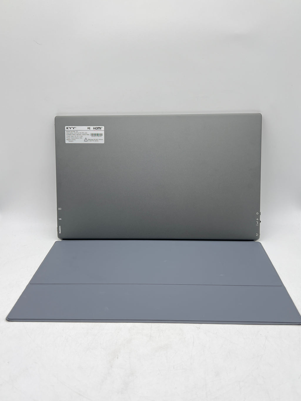 KYY K3 Portable Monitor Gray 15.6" Full HD IPS LED HD Multimedia USB-C HDMI