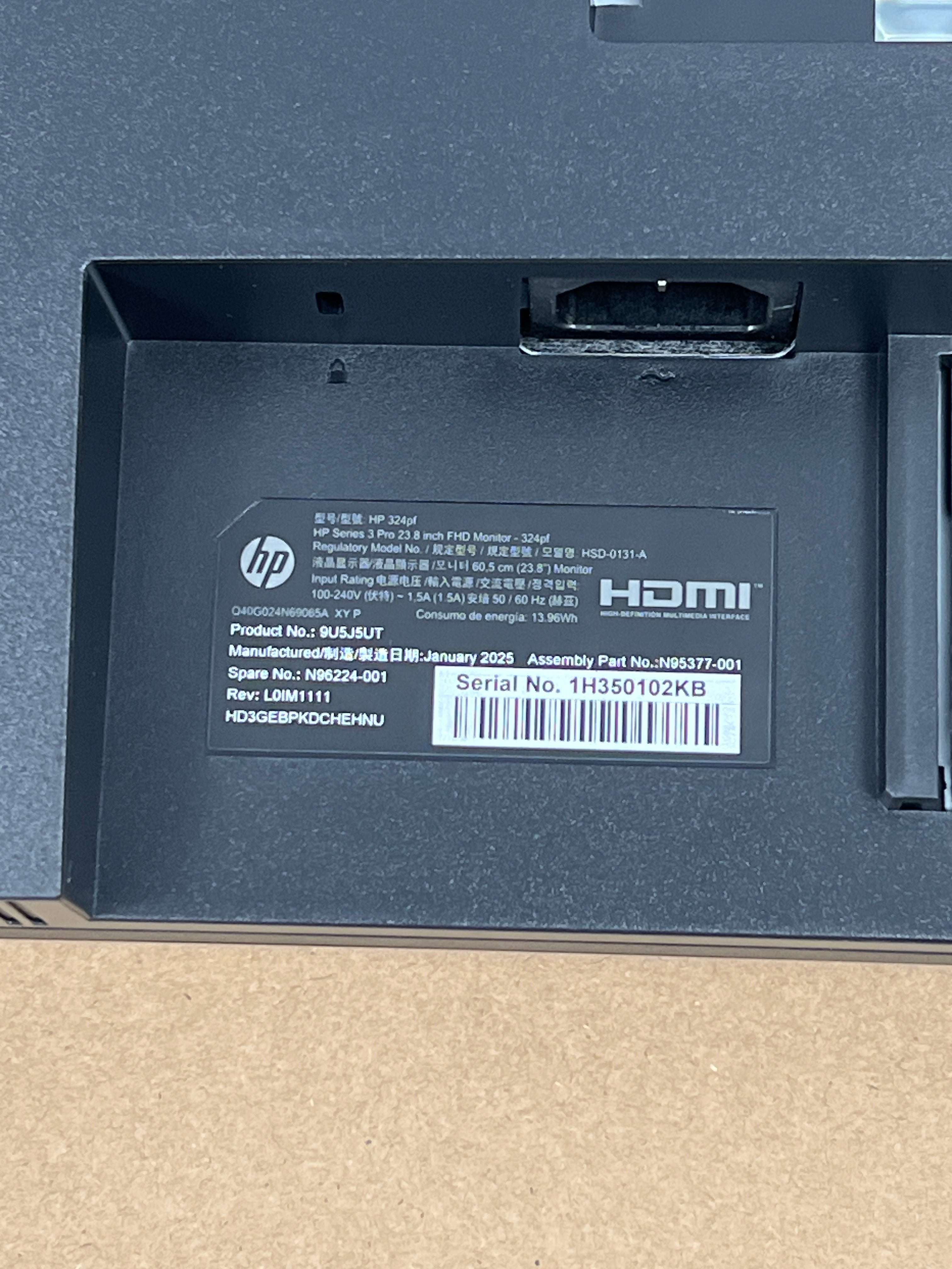 HP Series 3 Pro 324pf 23.8" 1080p Monitor - New In Box