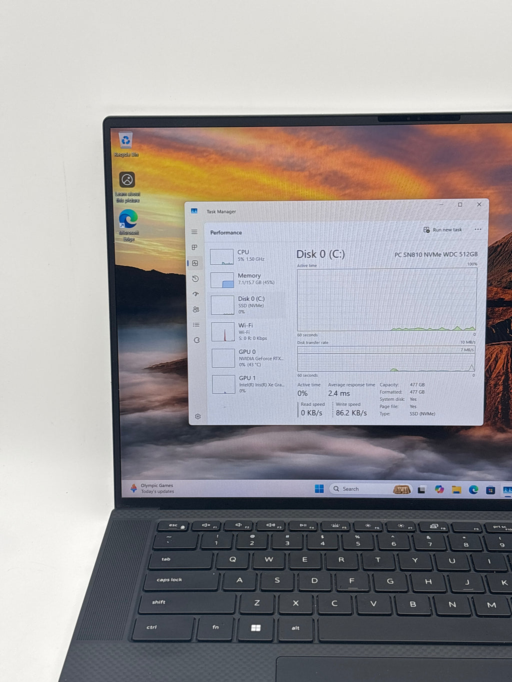 Dell XPS 15 9520 i7-12700H 16GB RAM 512GB SSD RTX 3050 Ti - Used