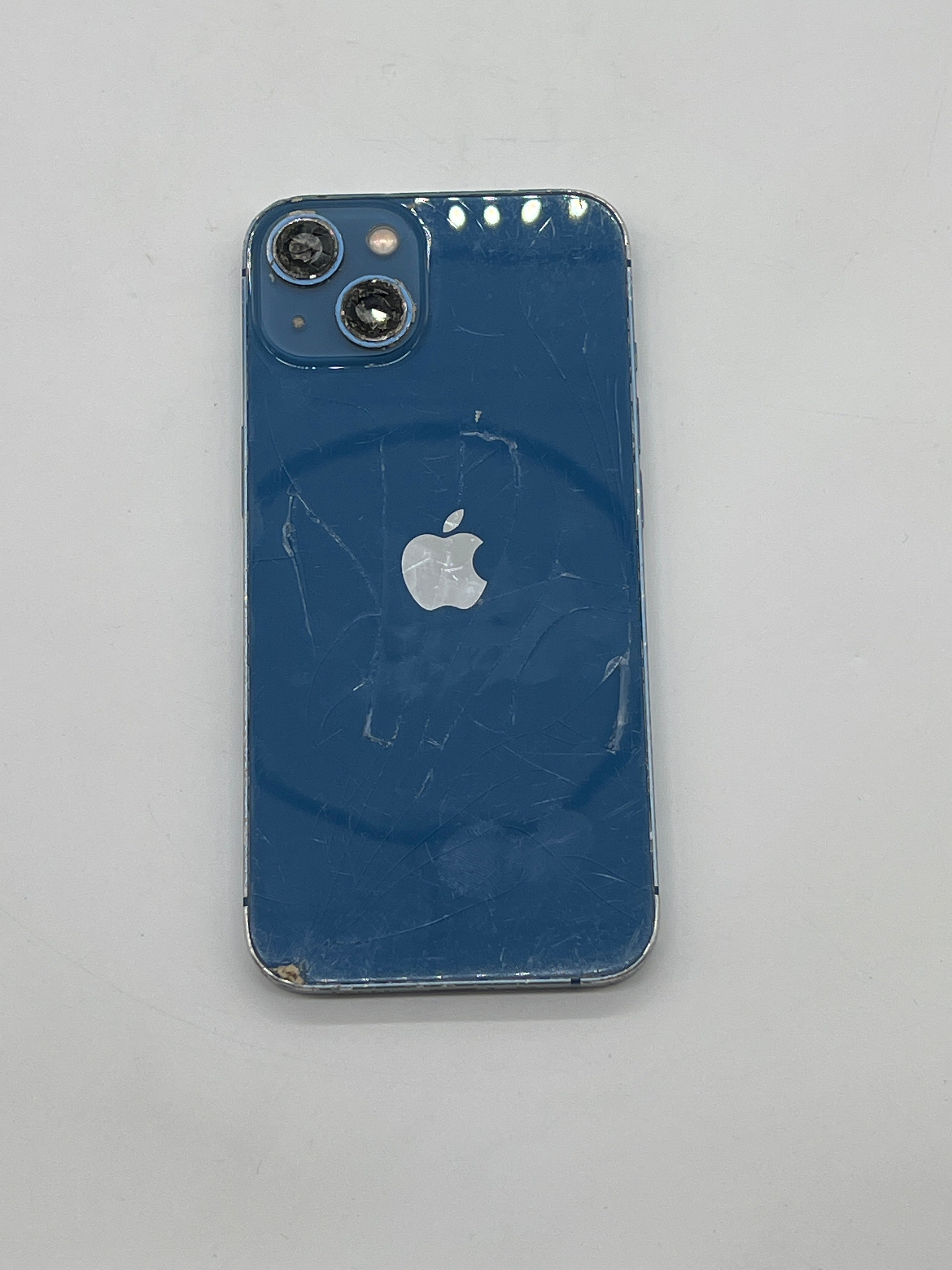 Unlocked Apple iPhone 13 128GB Blue For Parts Broken