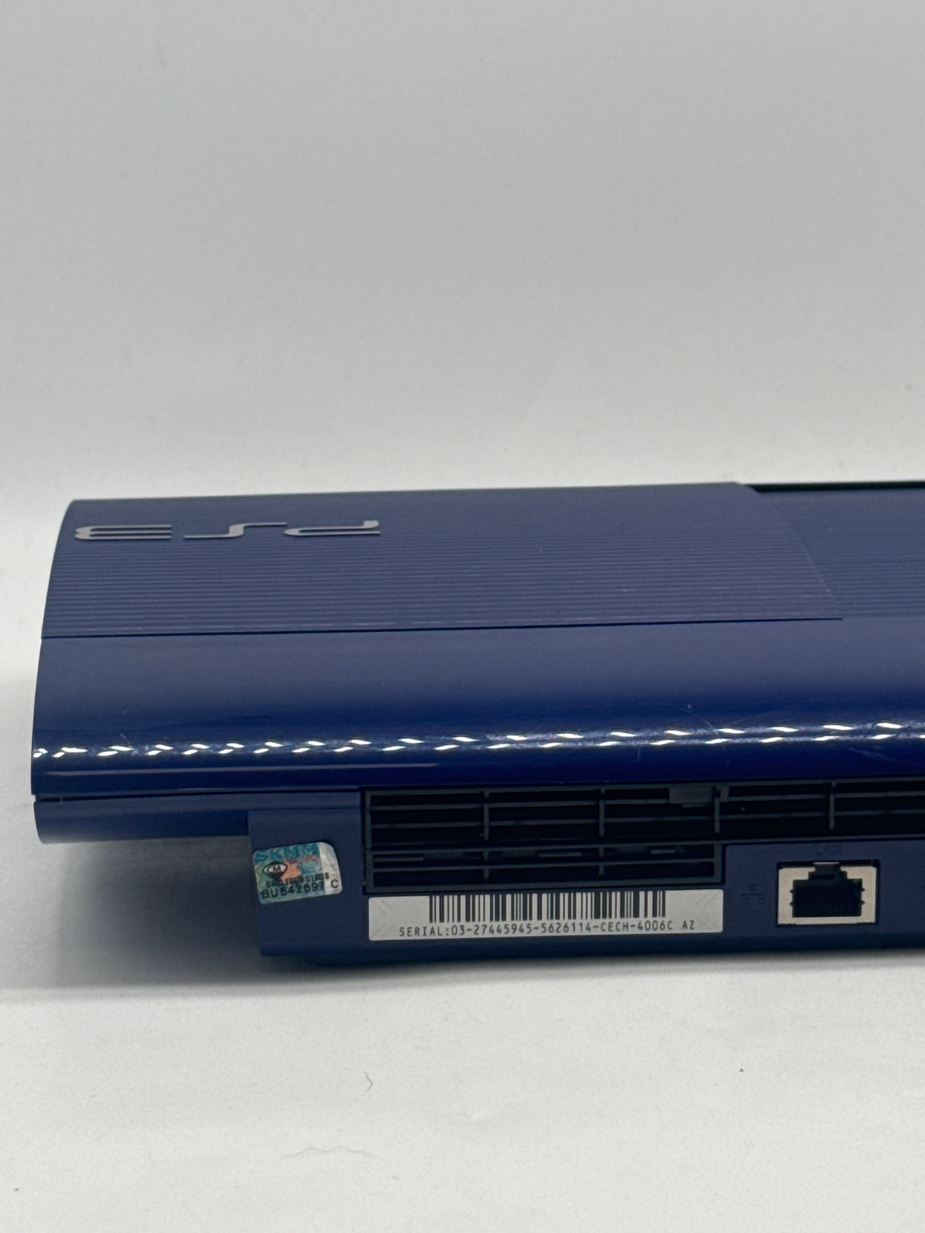 Sony PlayStation 3 Super Slim CECH-4006C 500GB Blue Console - Used