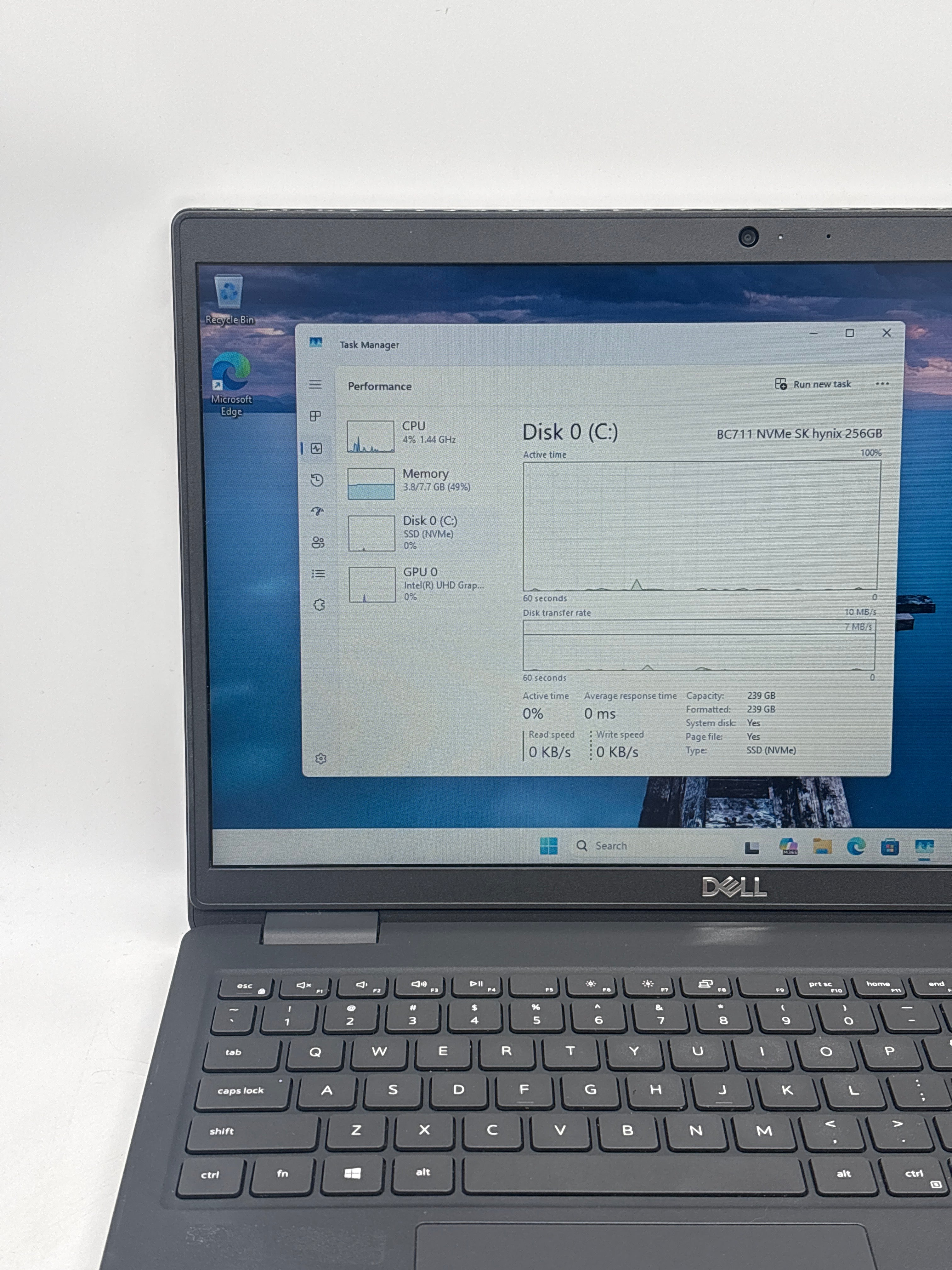 Dell Latitude 3520 15.6" i3-1115G4 8GB RAM 256GB SSD - Remotely Managed
