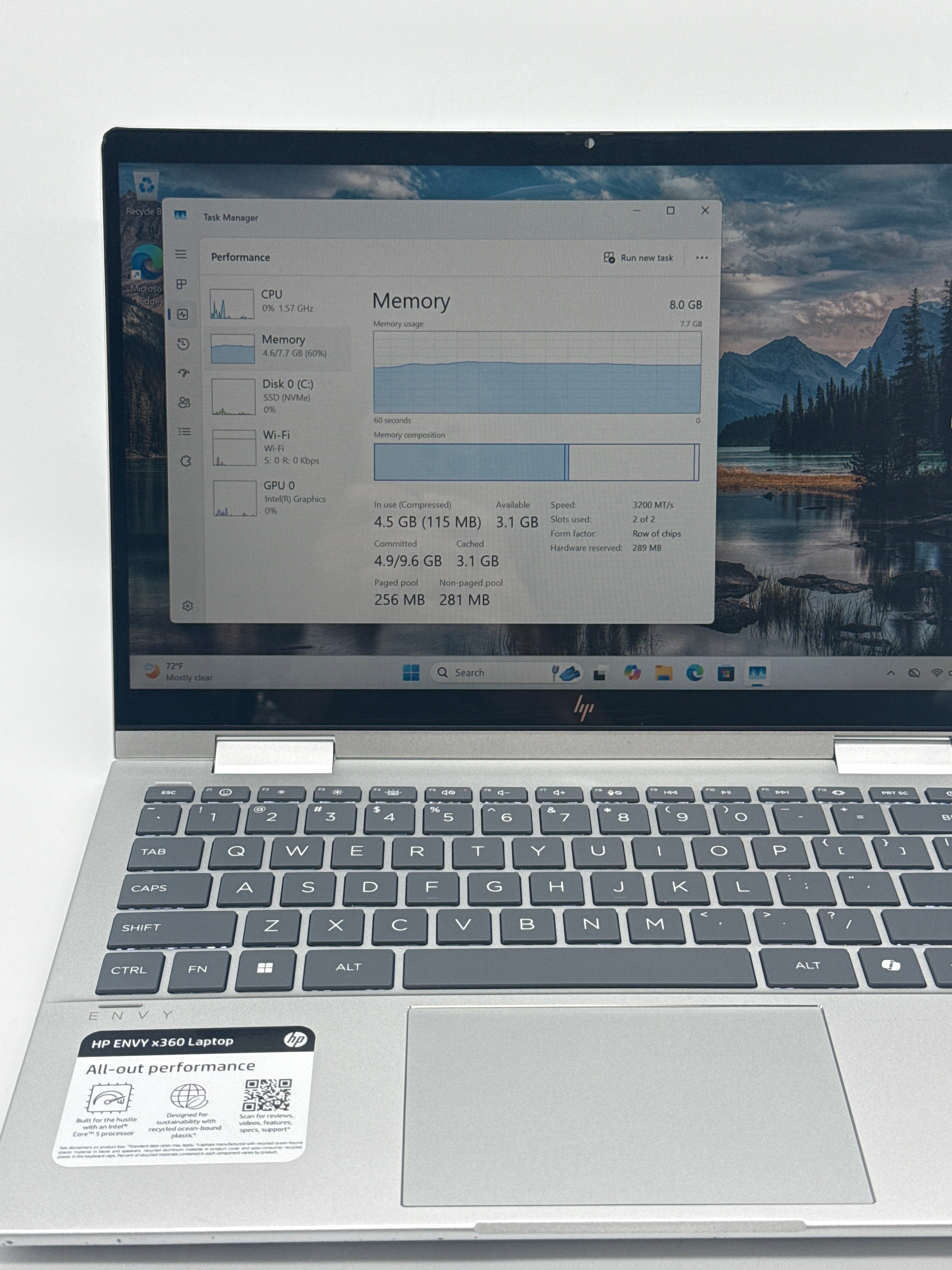HP 14-ep0063nr Intel Core 5 120U 8GB RAM 512GB SSD - Broken/Read