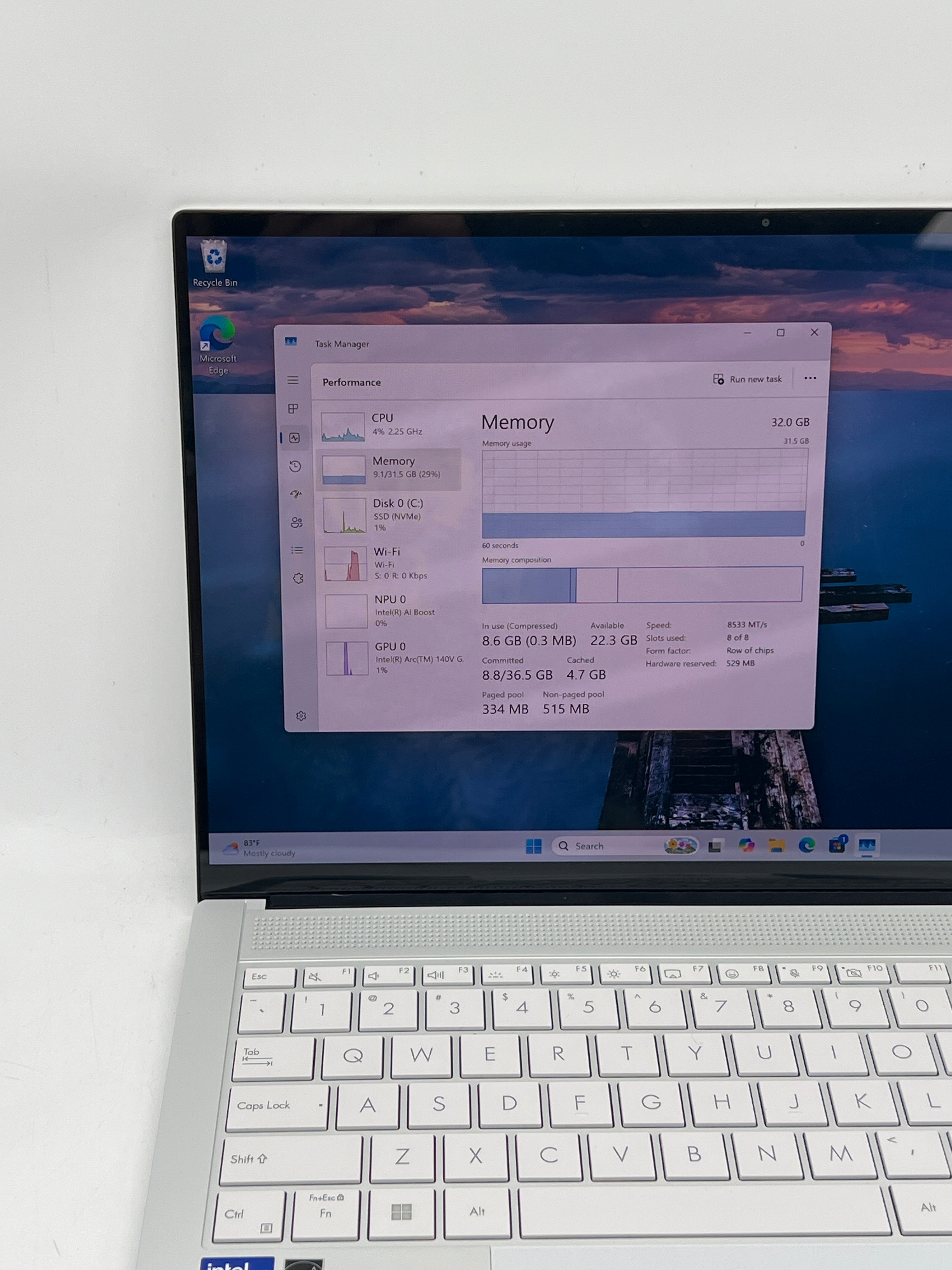 Asus Zenbook S 14 OLED Ultra 7 258V 32GB RAM 1TB SSD