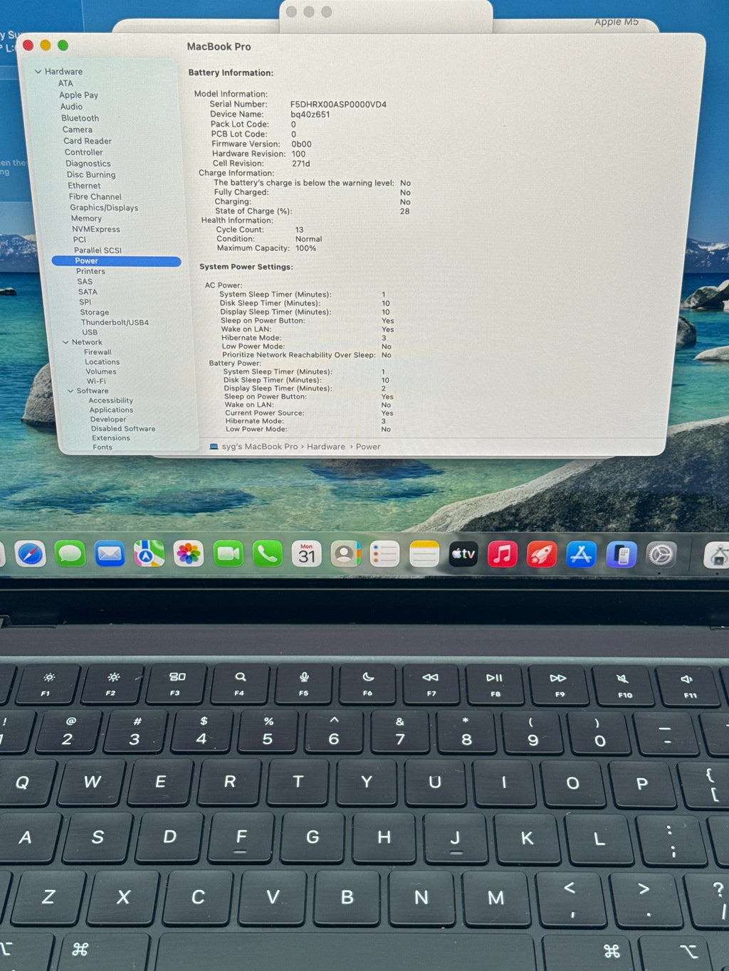 Apple MacBook Pro 14" A3434 Apple M5 16GB RAM 1TB SSD Black - Used