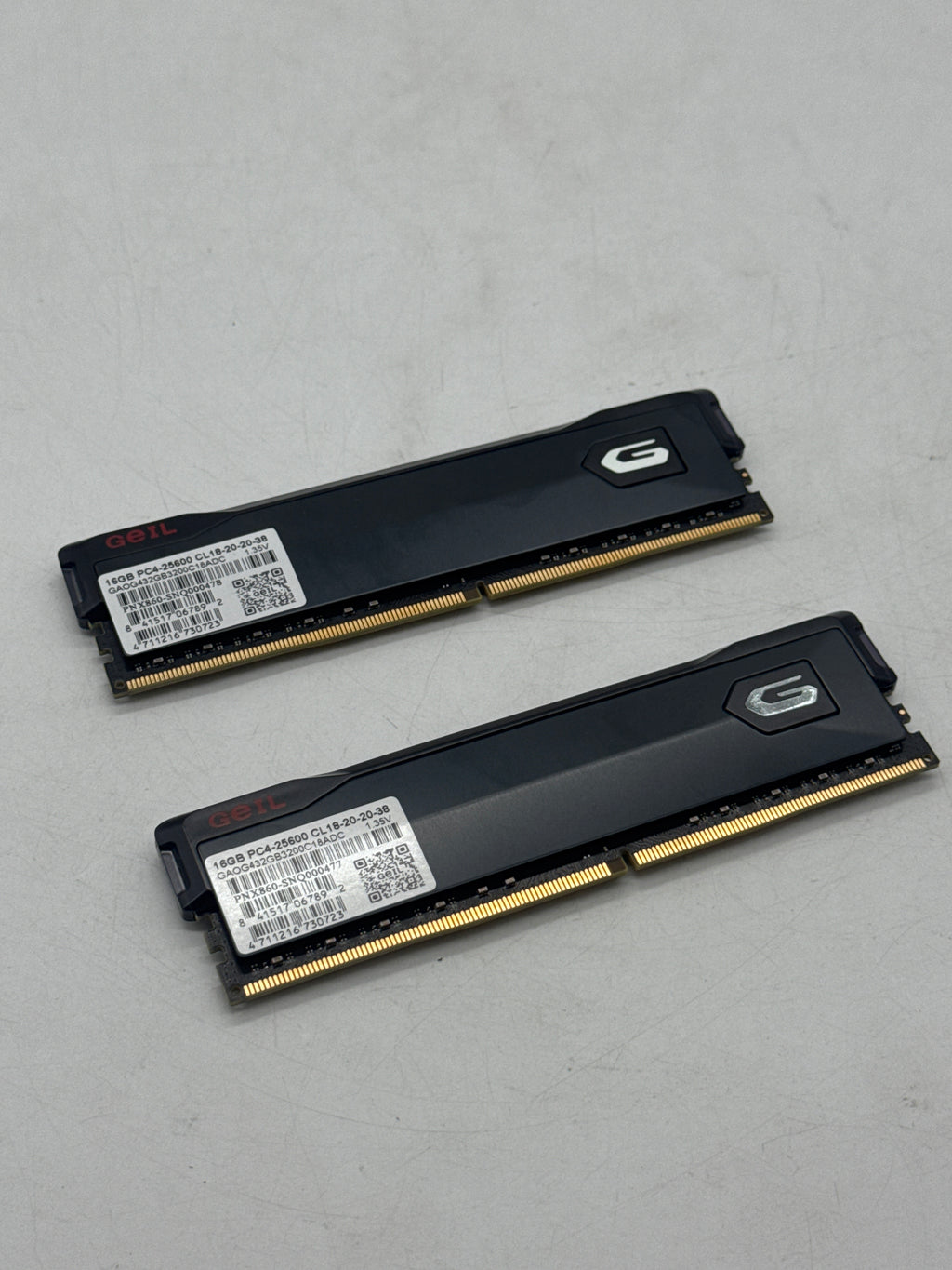 Geil Orion 32GB (2x16GB) PC4-25600 CL18-20-20-38 - Used