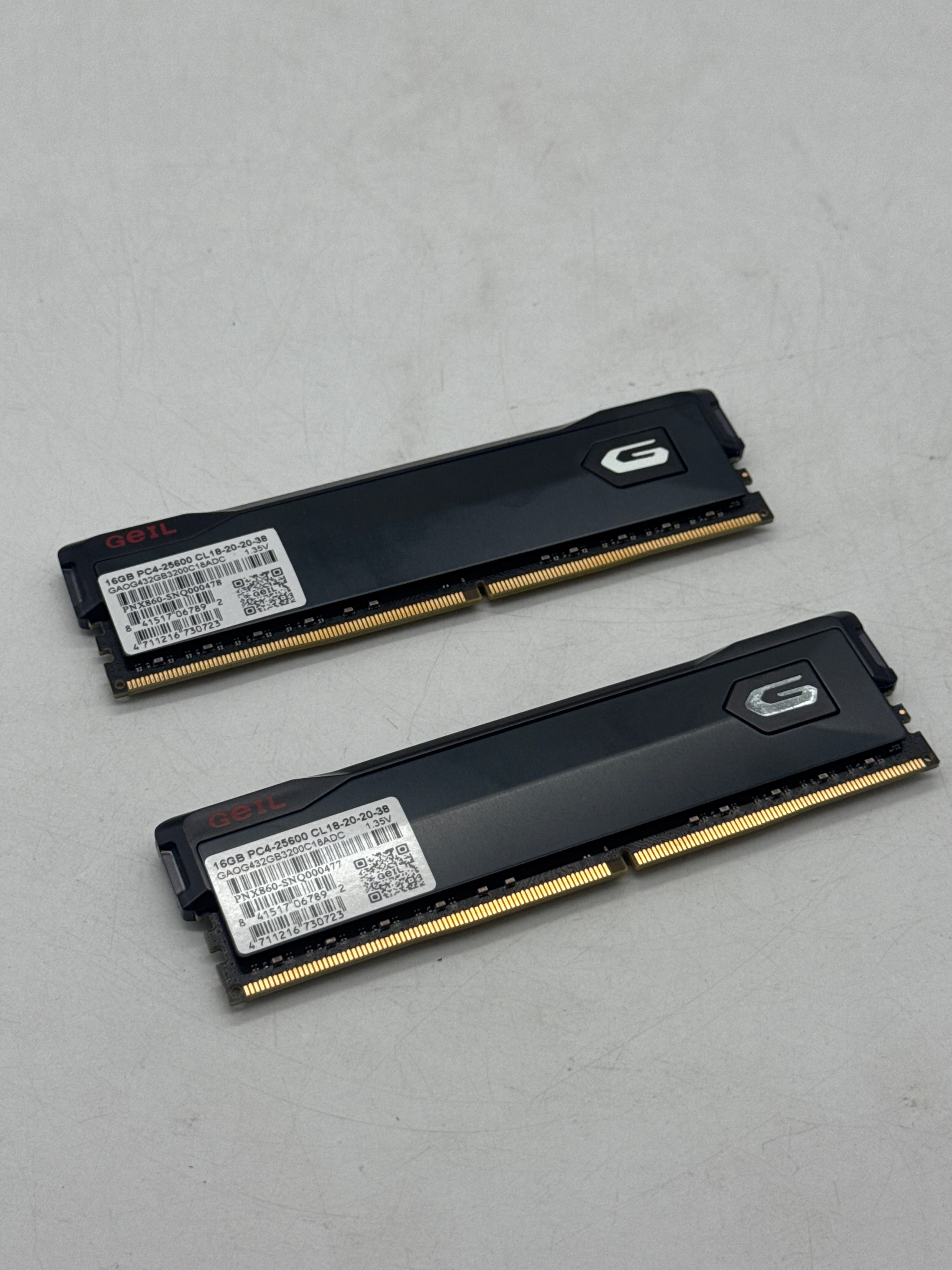 Geil Orion 32GB (2x16GB) PC4-25600 CL18-20-20-38 - Used