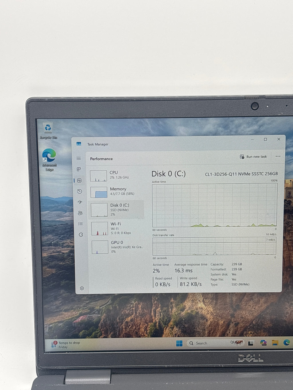 Dell Latitude 3520 i5-1135G7 8GB RAM 256GB SSD