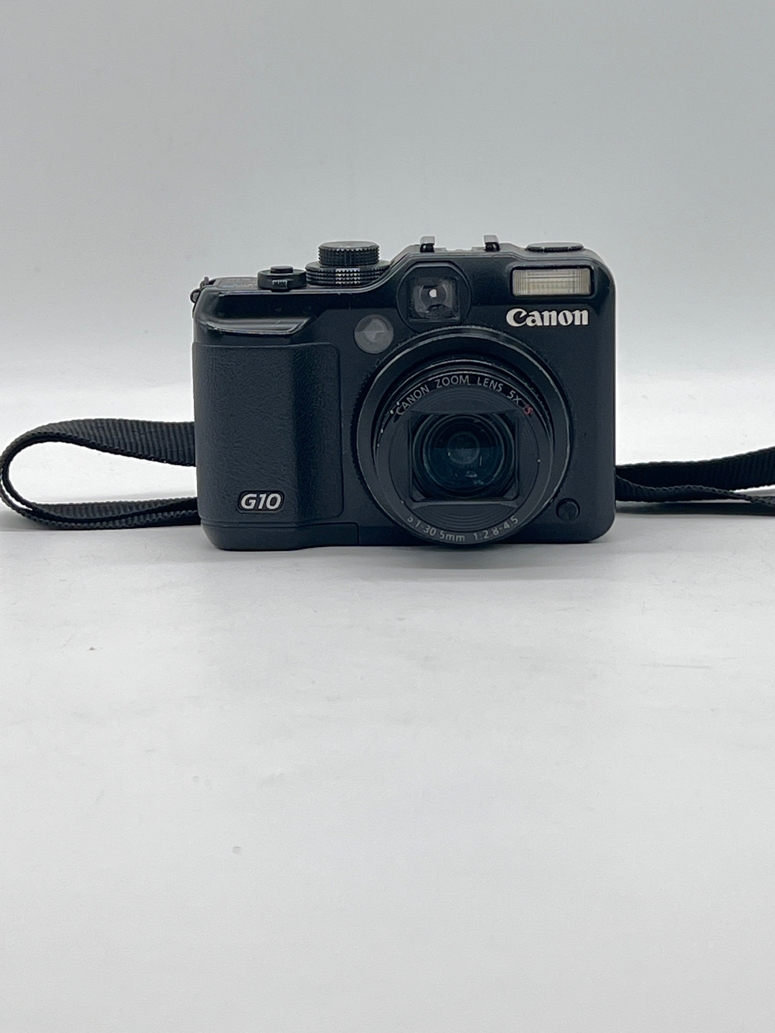 Canon PowerShot G10 Digital Camera Compact Black - For Parts (Missing Screw at top)