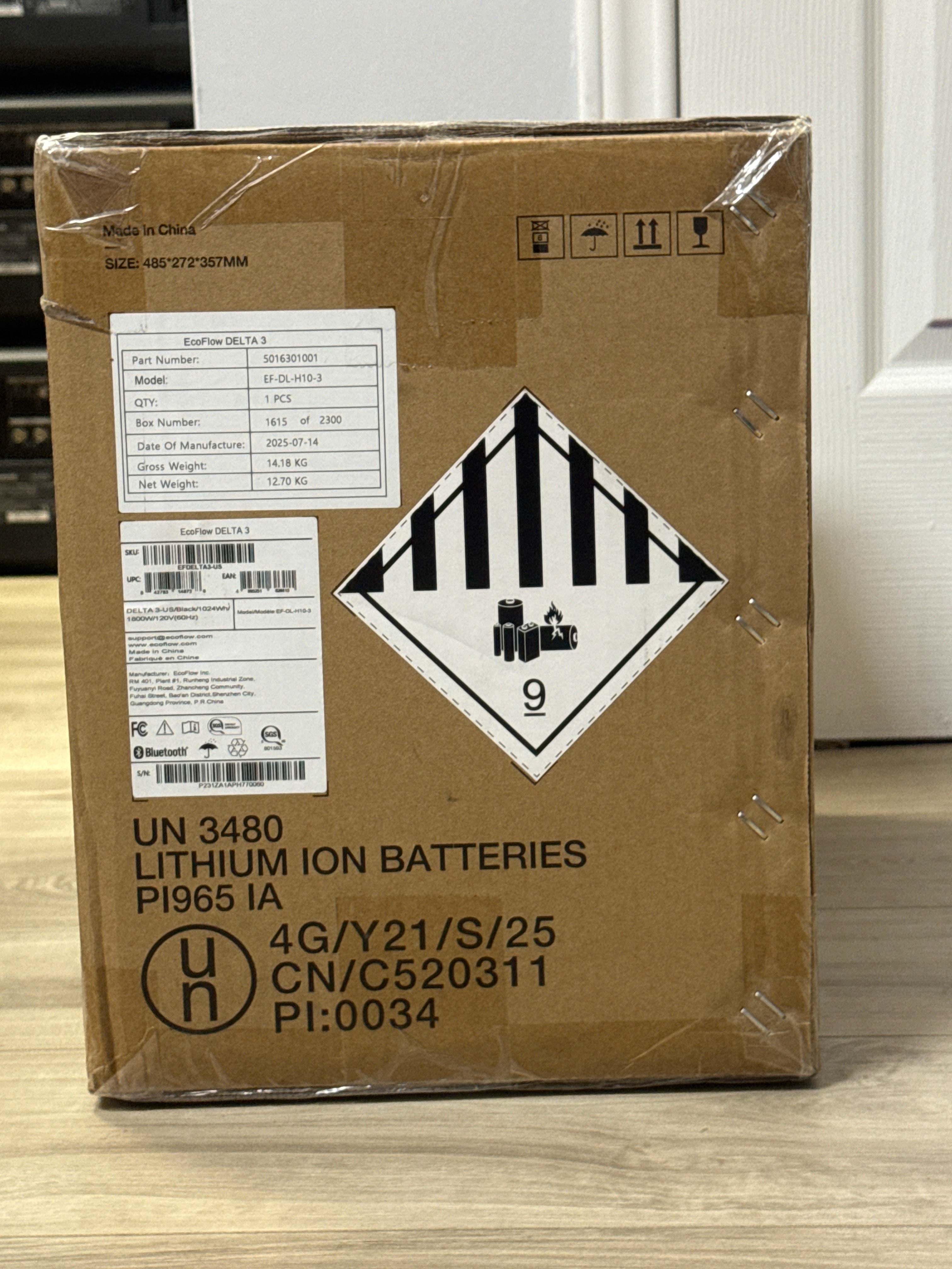EcoFlow DELTA 3 Plus 1024Wh Portable Power Station EF-DL-H10-3