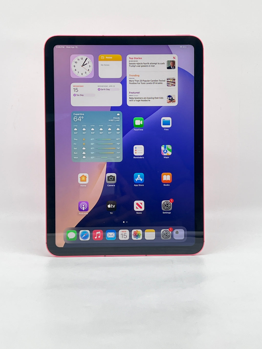 Apple iPad A16 128GB Unlocked Wi-Fi + Cellular Pink - Used
