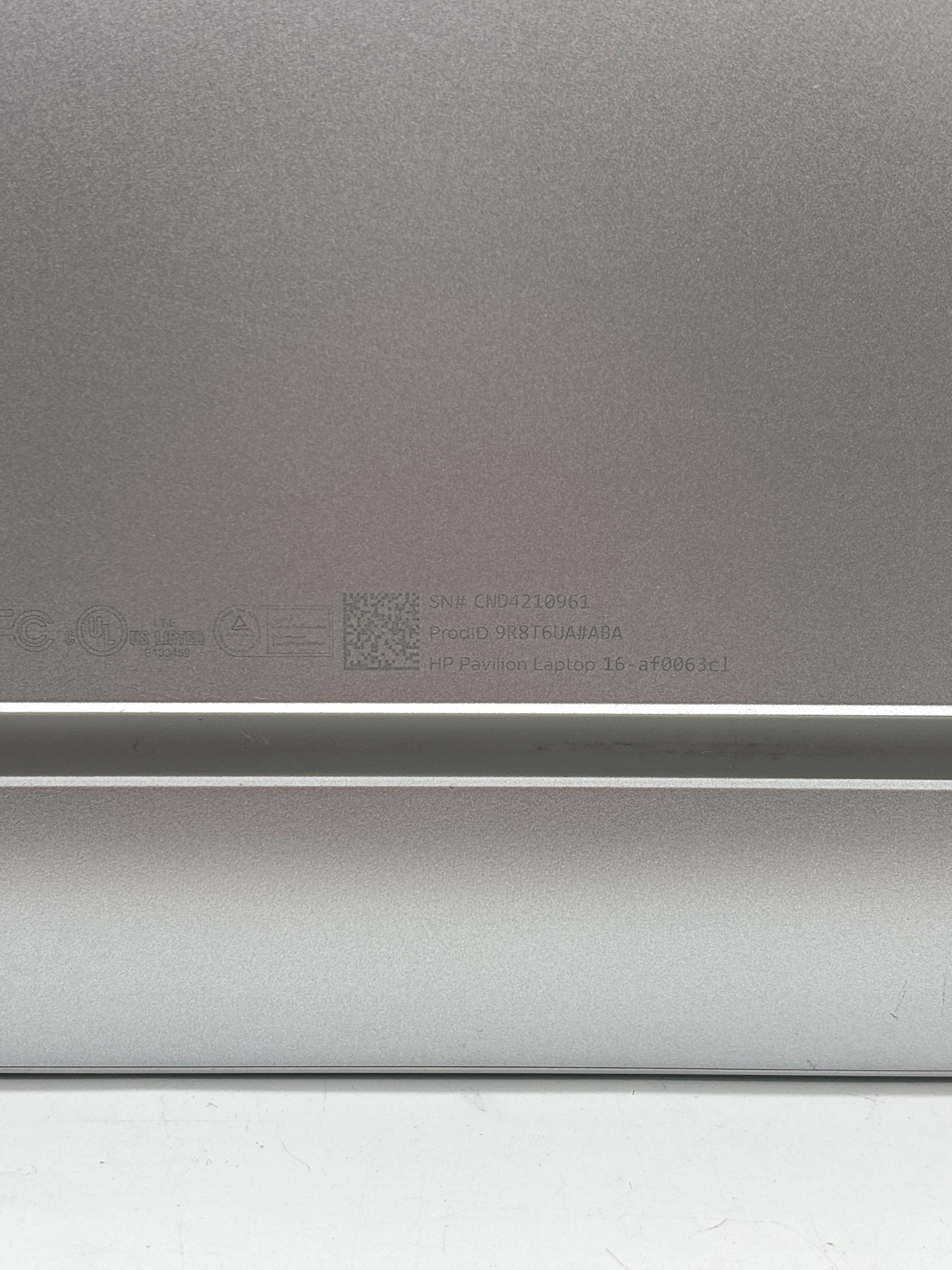 HP Pavilion 16-af0063cl Core 5 120U 16GB RAM 1TB SSD