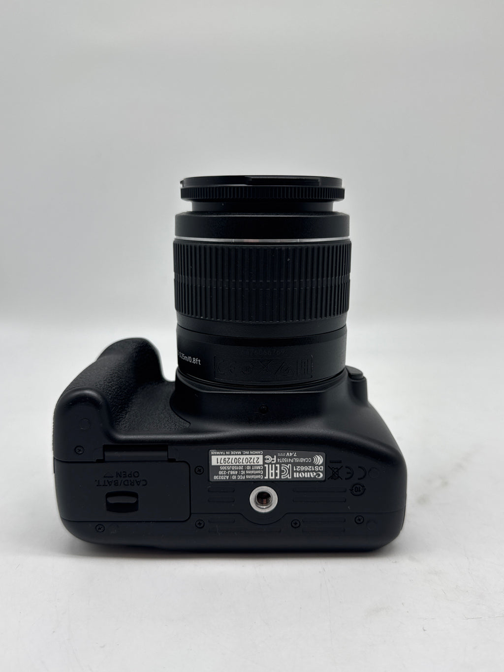 Canon EOS Rebel T6 18.0 MP DSLR Camera W/ Canon Len EF-S 18-55mm f/3.5-5.6 IS II and 2 Charging docks.