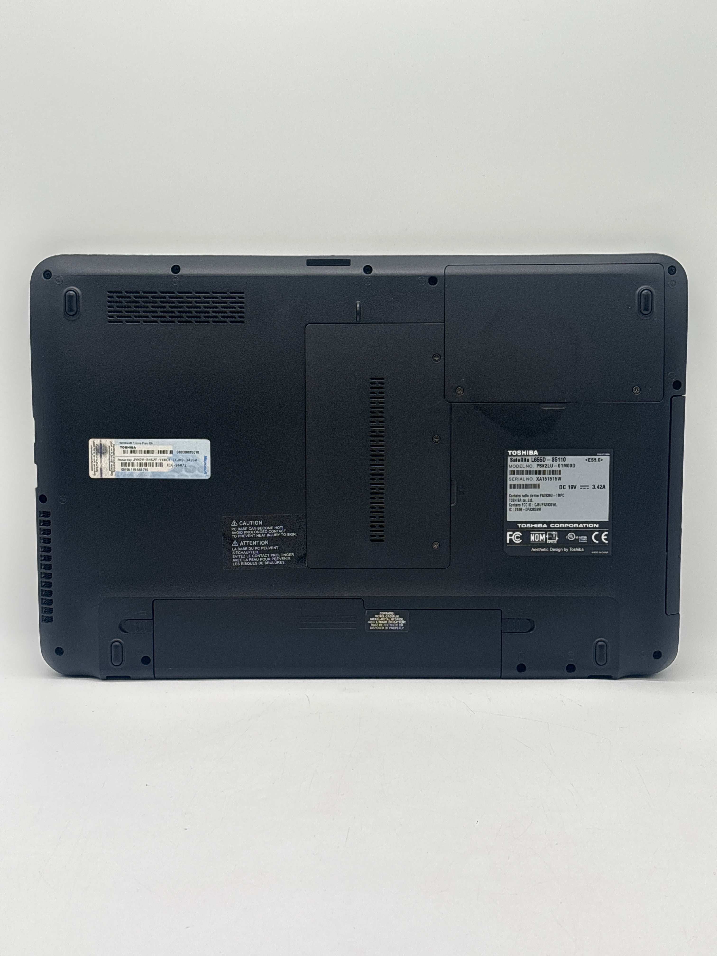Toshiba Satellite L655D AMD Phenom II P940 4GB RAM - For Parts (No HDD)