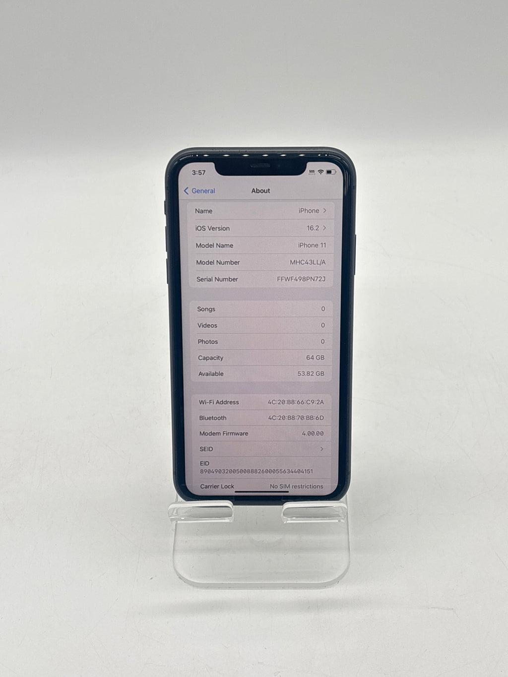 Apple iPhone 11 64 GB Black - Unlocked