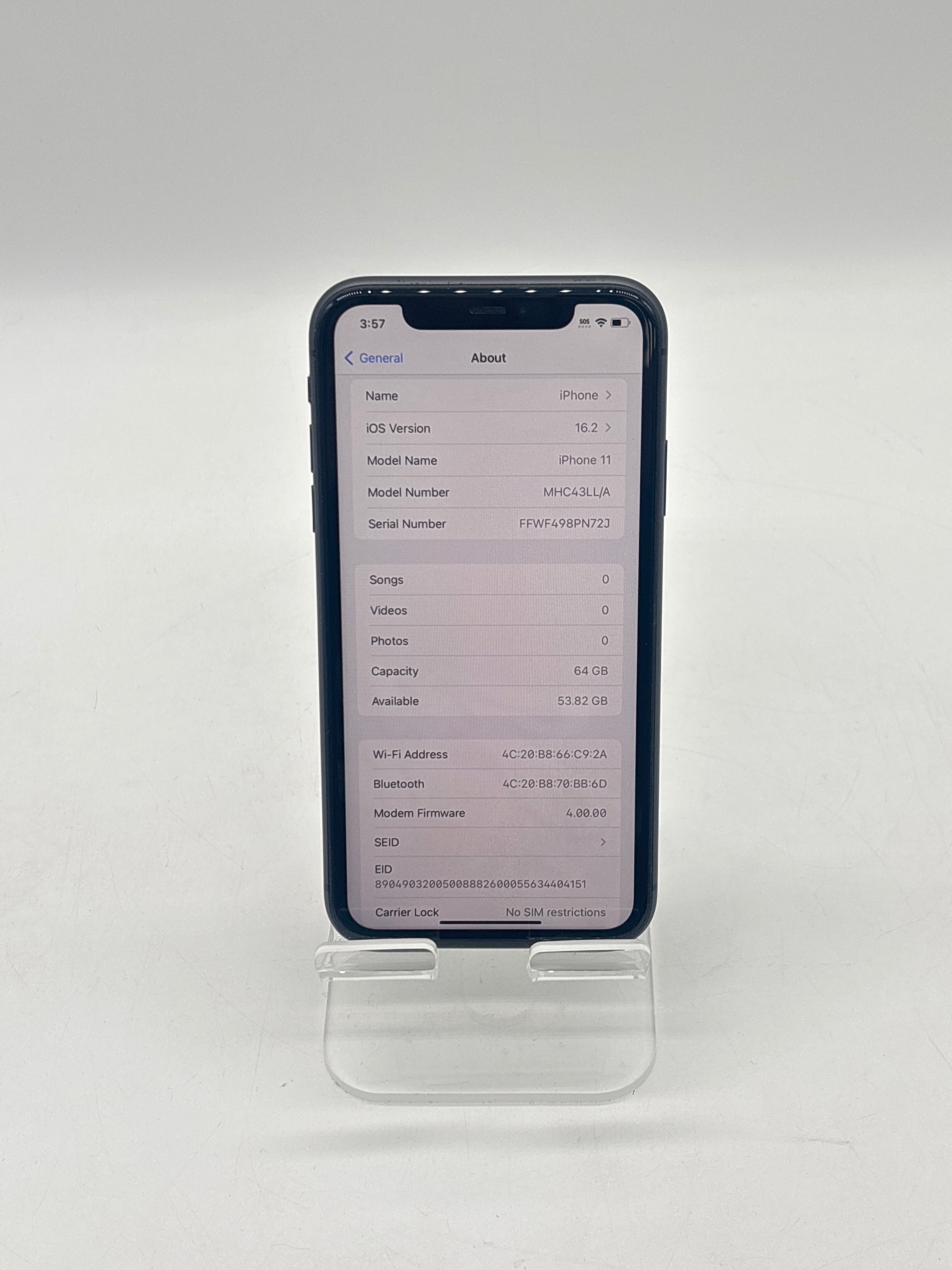 Apple iPhone 11 64 GB Black - Unlocked