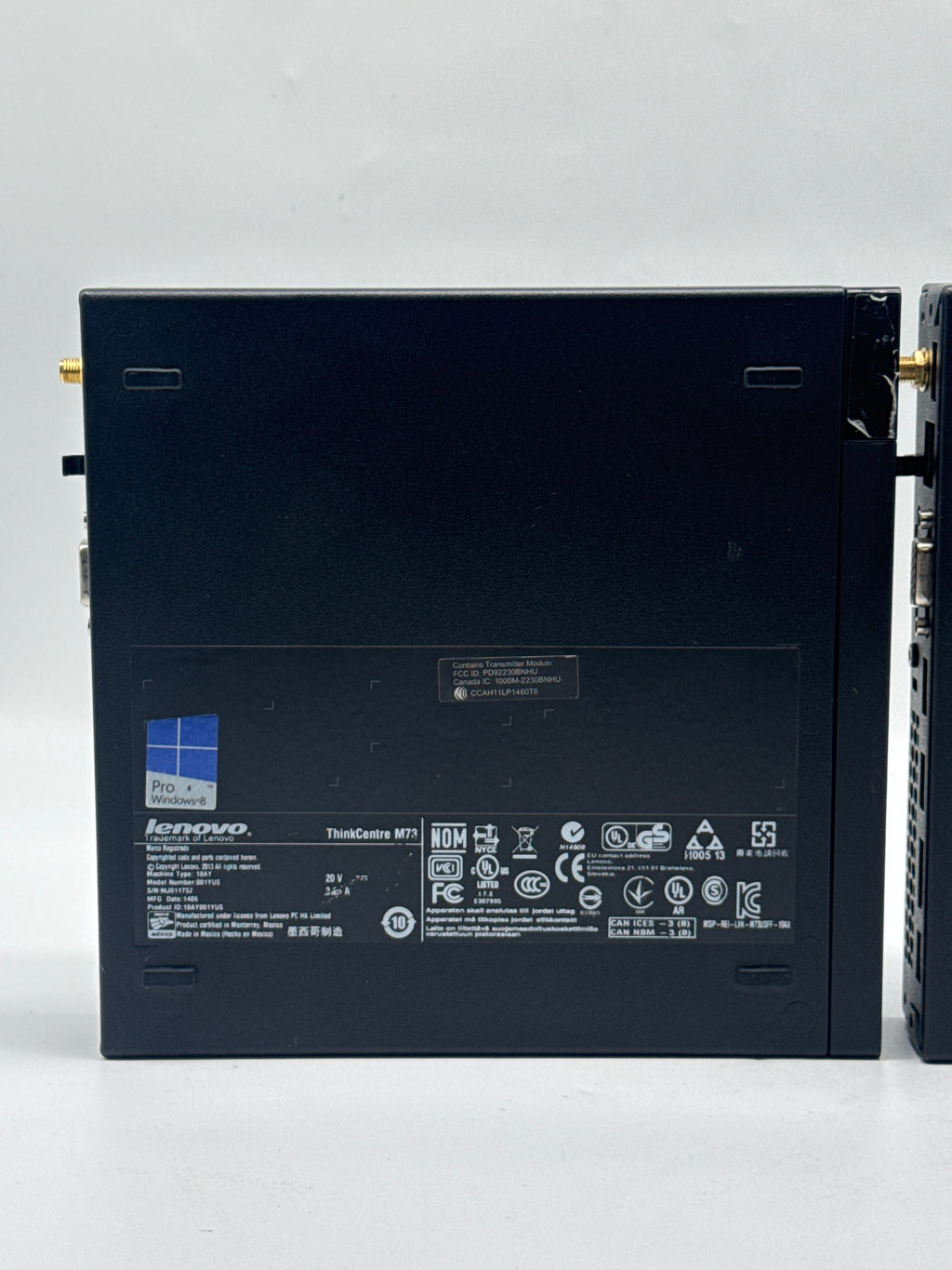 Lenovo ThinkCentre M73 Desktop i5-4570T 4GB RAM 500GB HDD Lot of 2 - For Parts