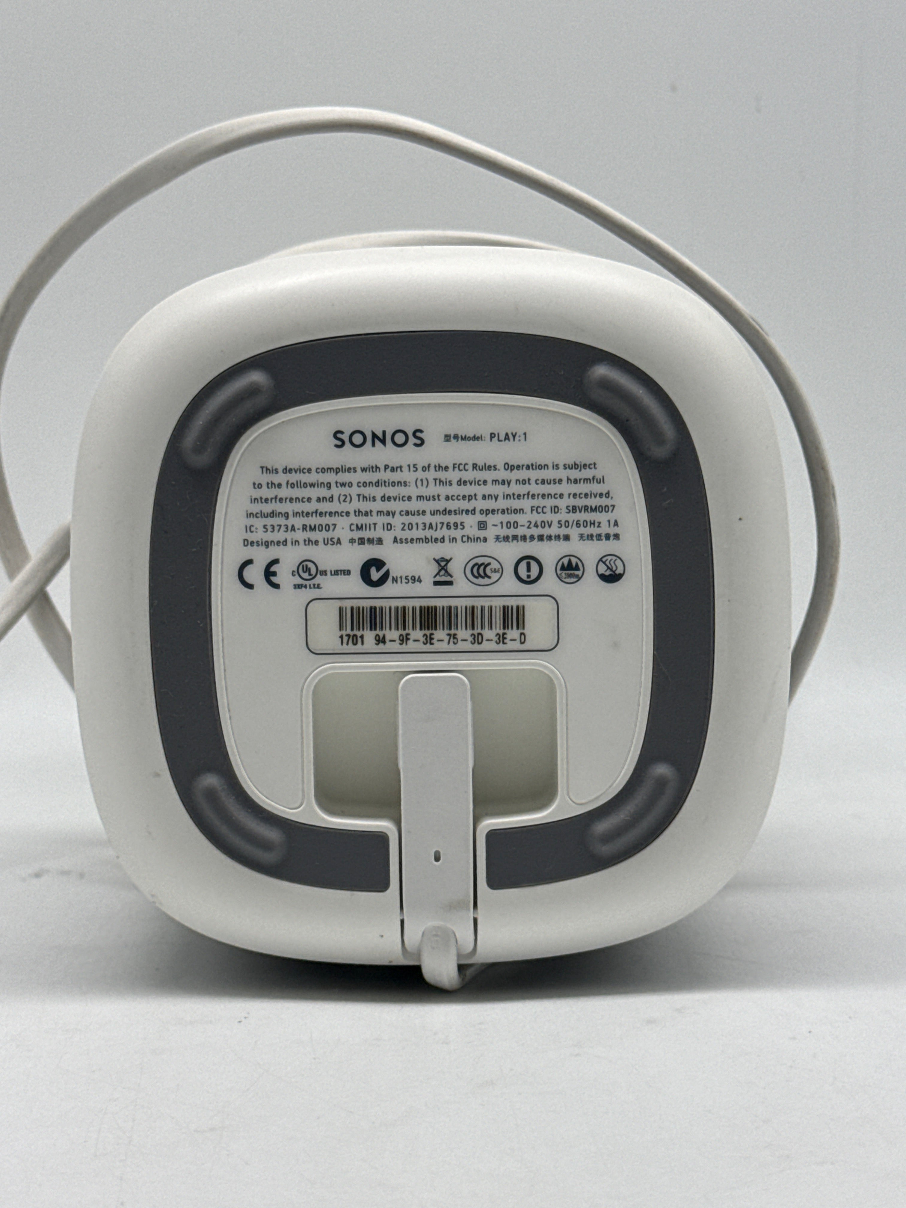 Sonos Play:1 2013 Standalone Speaker - Used