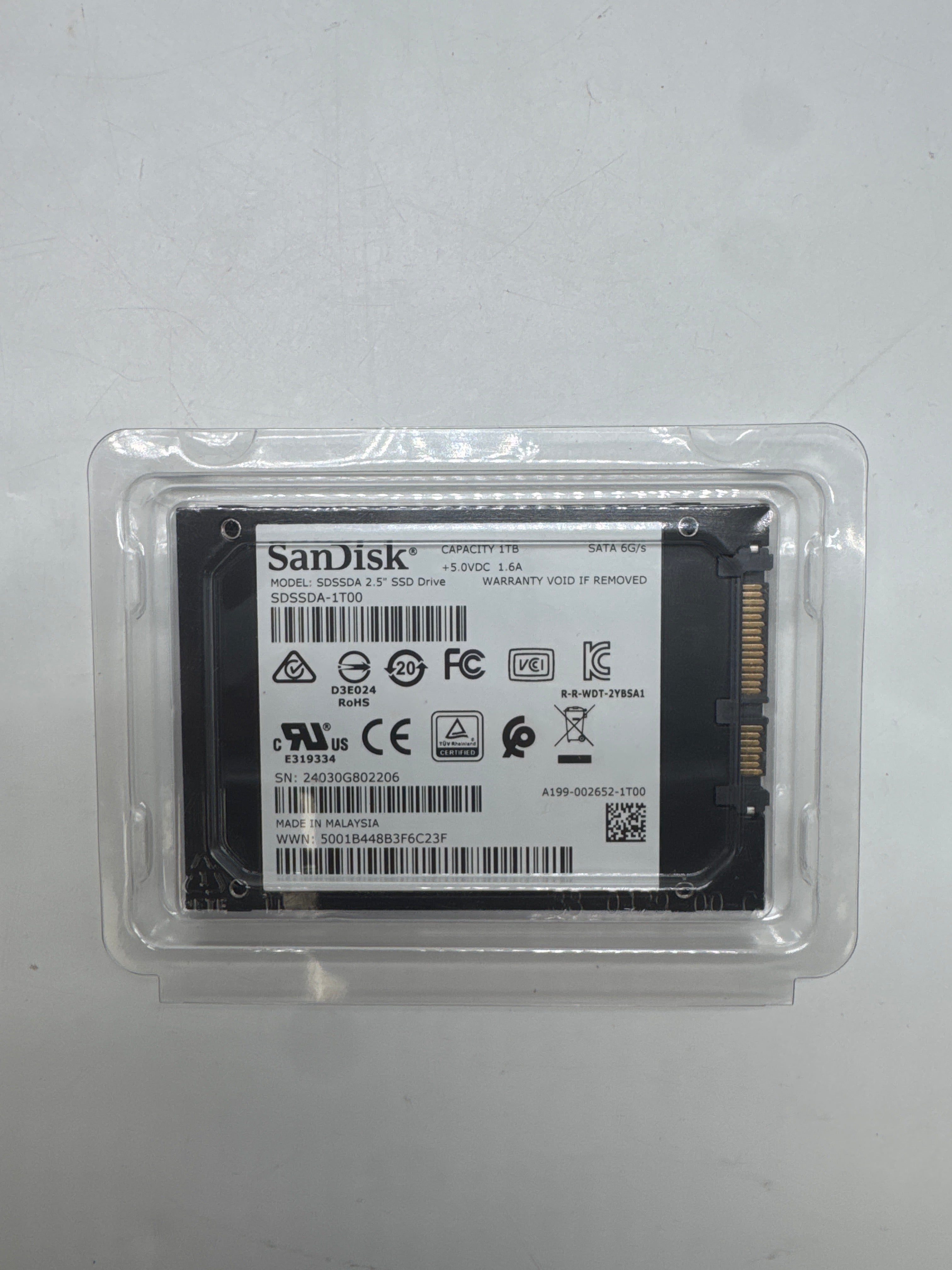 SanDisk SSD Plus 1TB 2.5-inch SATA III Internal SSD SDSSDA-1T00 - New