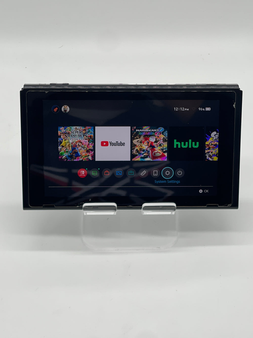 Nintendo Switch HAC-001 2017 Black Broken for Parts