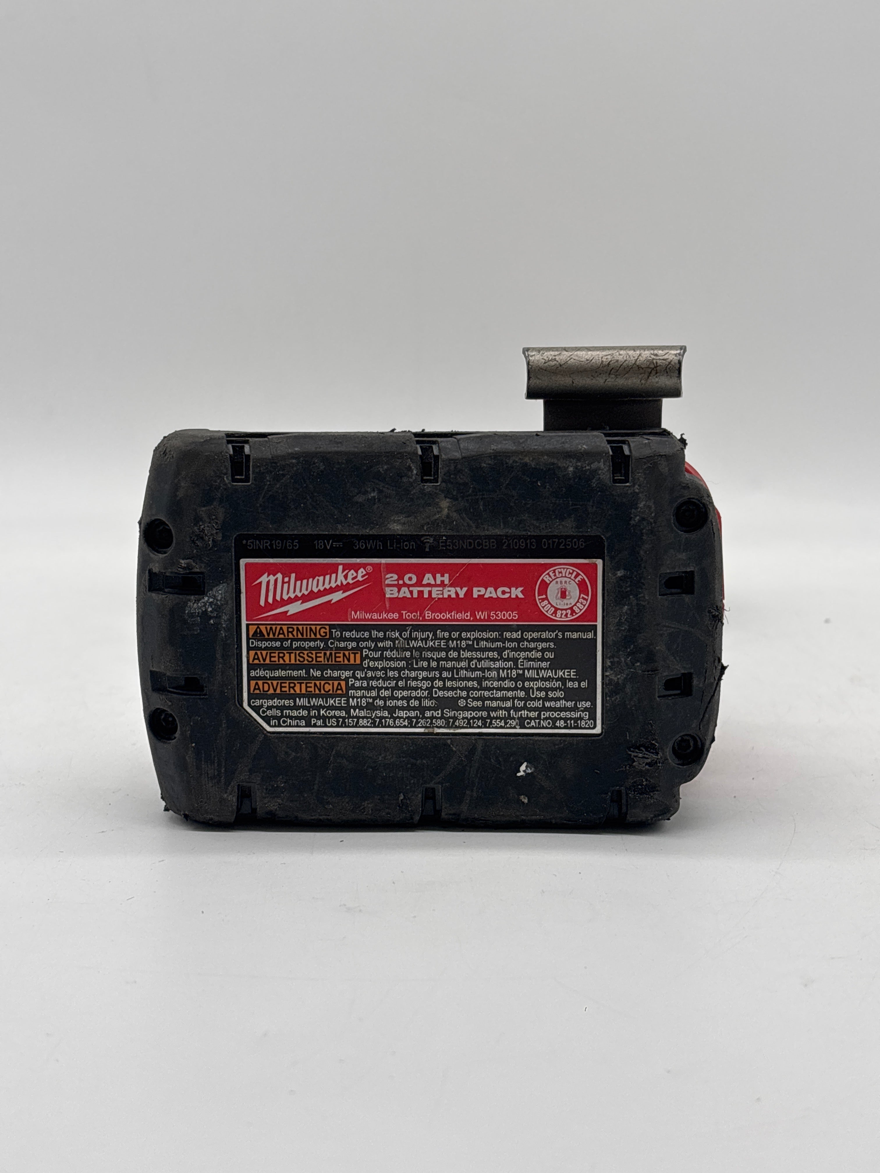Milwaukee 3602-20 18V Cordless Hammer Drill Driver Battery Included Used