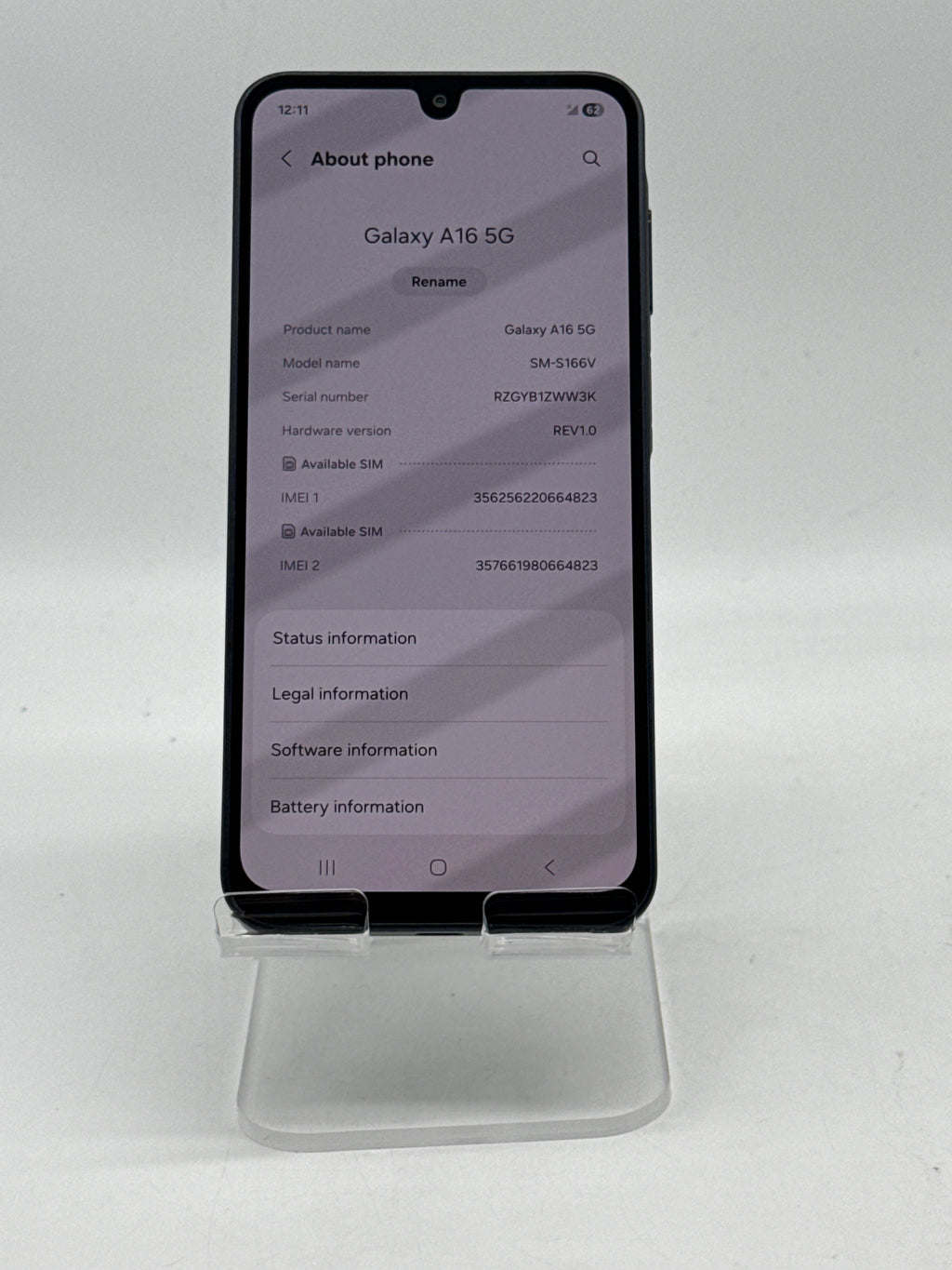 Samsung Galaxy A16 5G 128GB Blue Tracfone Locked -For Parts