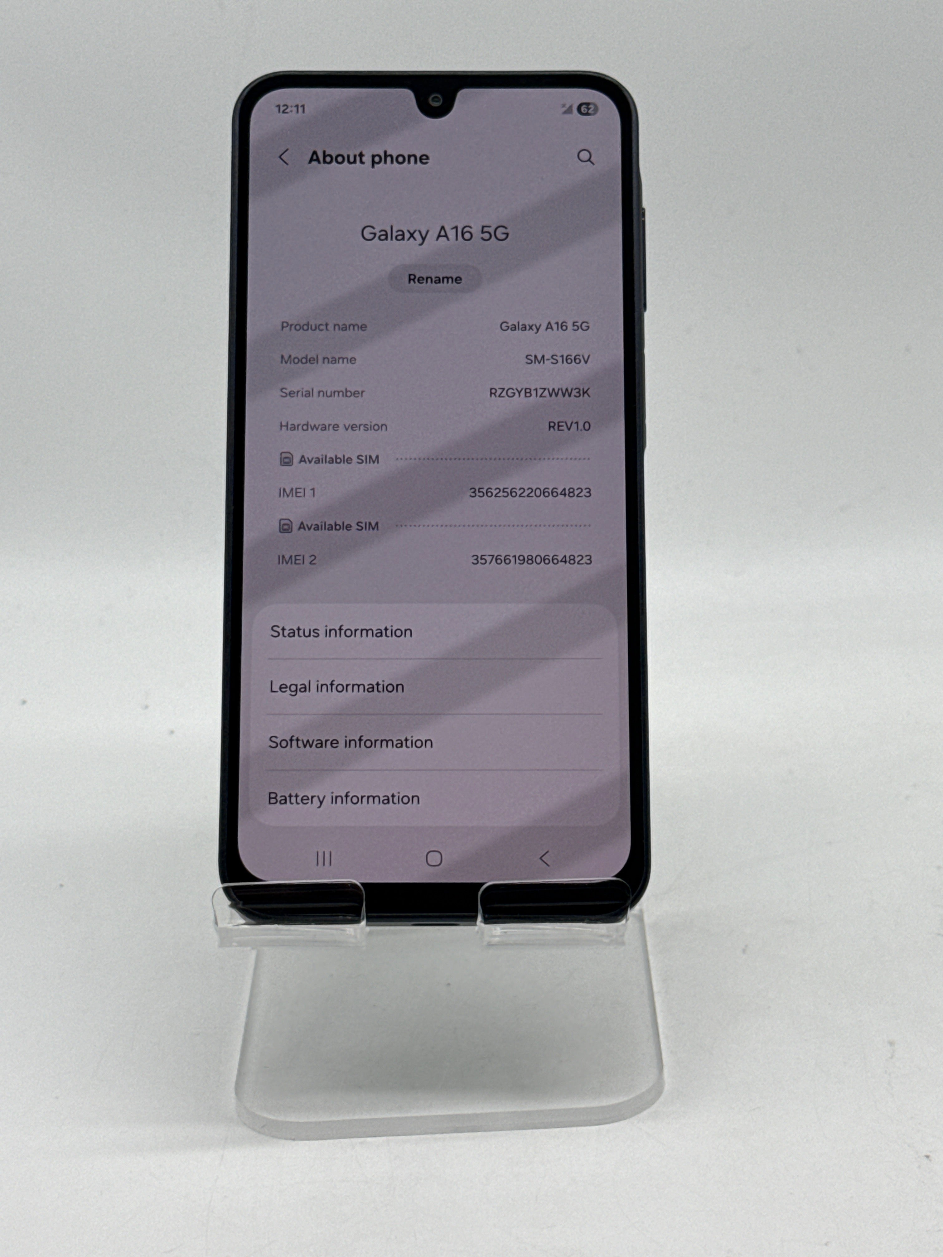Samsung Galaxy A16 5G 128GB Blue Tracfone Locked -For Parts
