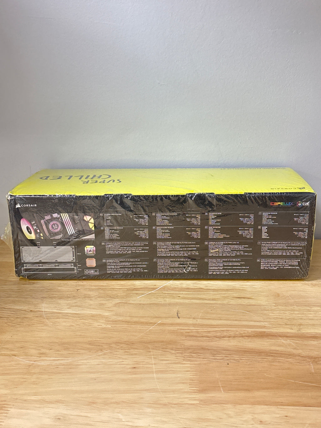 Corsair iCUE H150i Liquid CPU Cooler 120mm Multicolor LED Black - New In Box