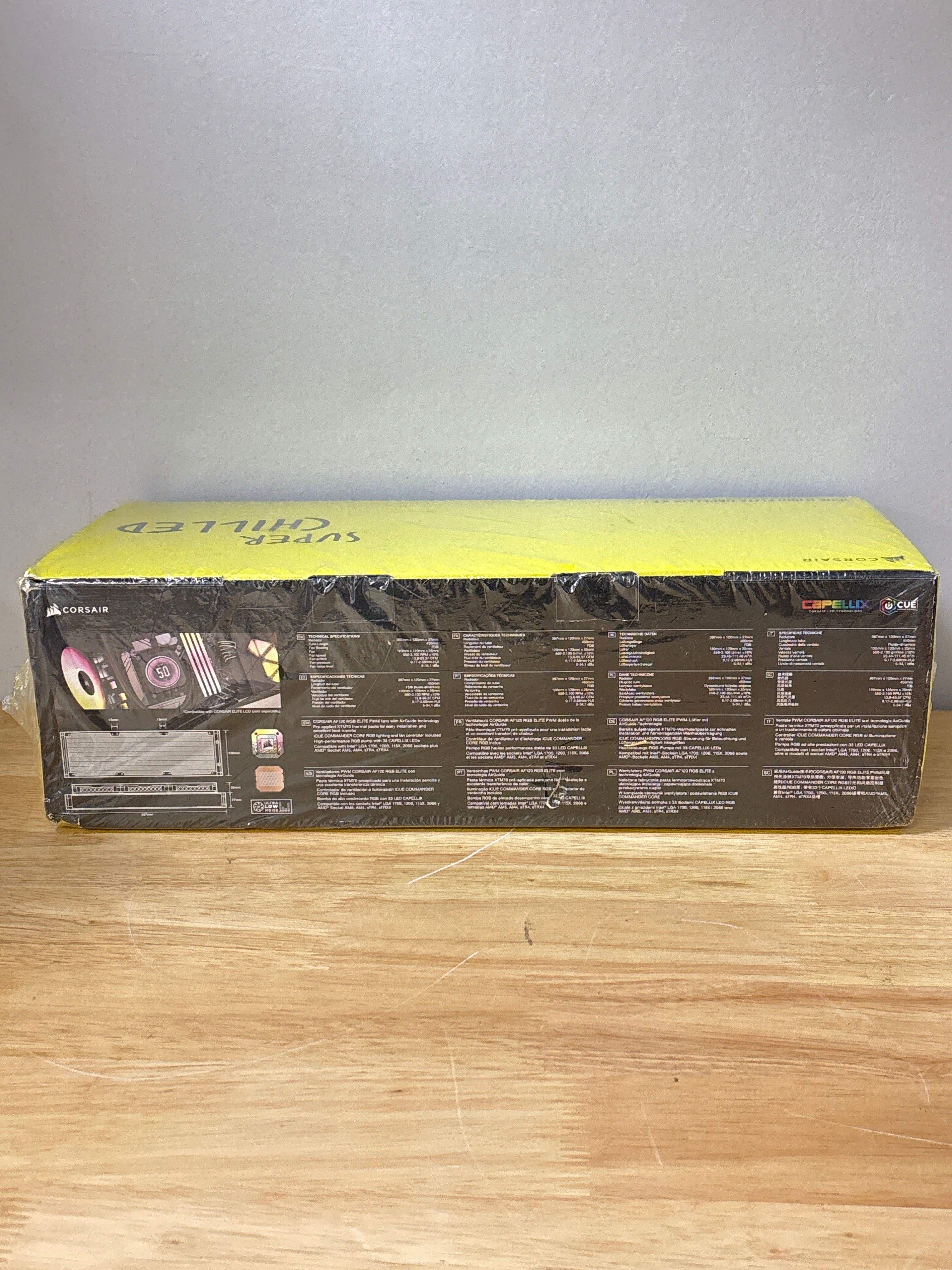 Corsair iCUE H150i Liquid CPU Cooler 120mm Multicolor LED Black - New In Box