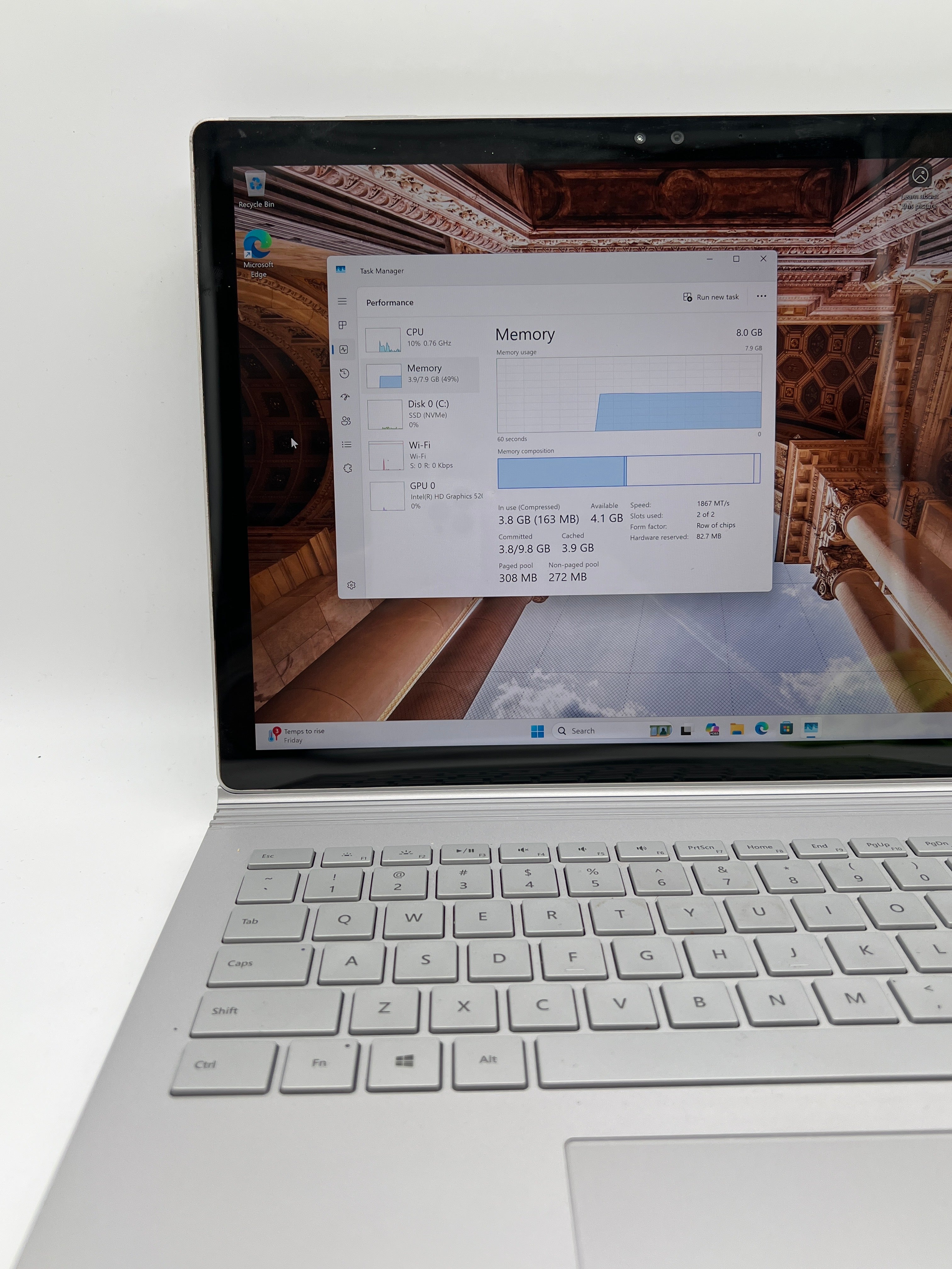 Microsoft Surface Book i5-6300U 8GB RAM 128GB SSD - Used