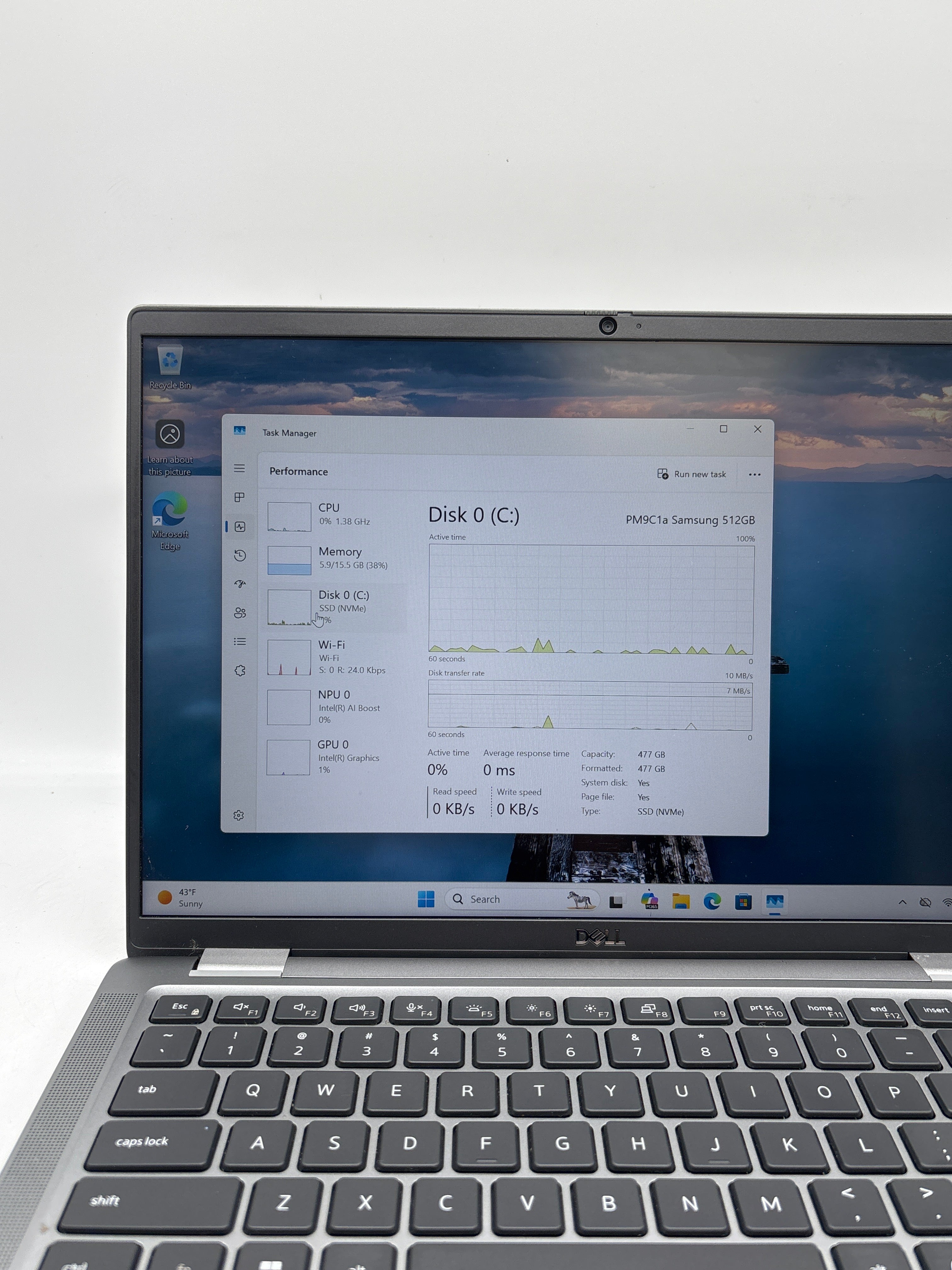 Dell Latitude 7450 14 inch Ultra 7 155U 16GB RAM 512GB SSD Silver - Used