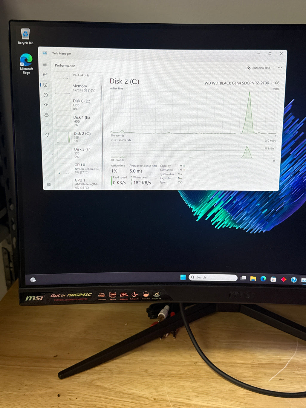 HP Omen 45L Ryzen 9 7900X 64GB RAM 4TB HDD + 4TB SSD RTX 4090 (24GB)
