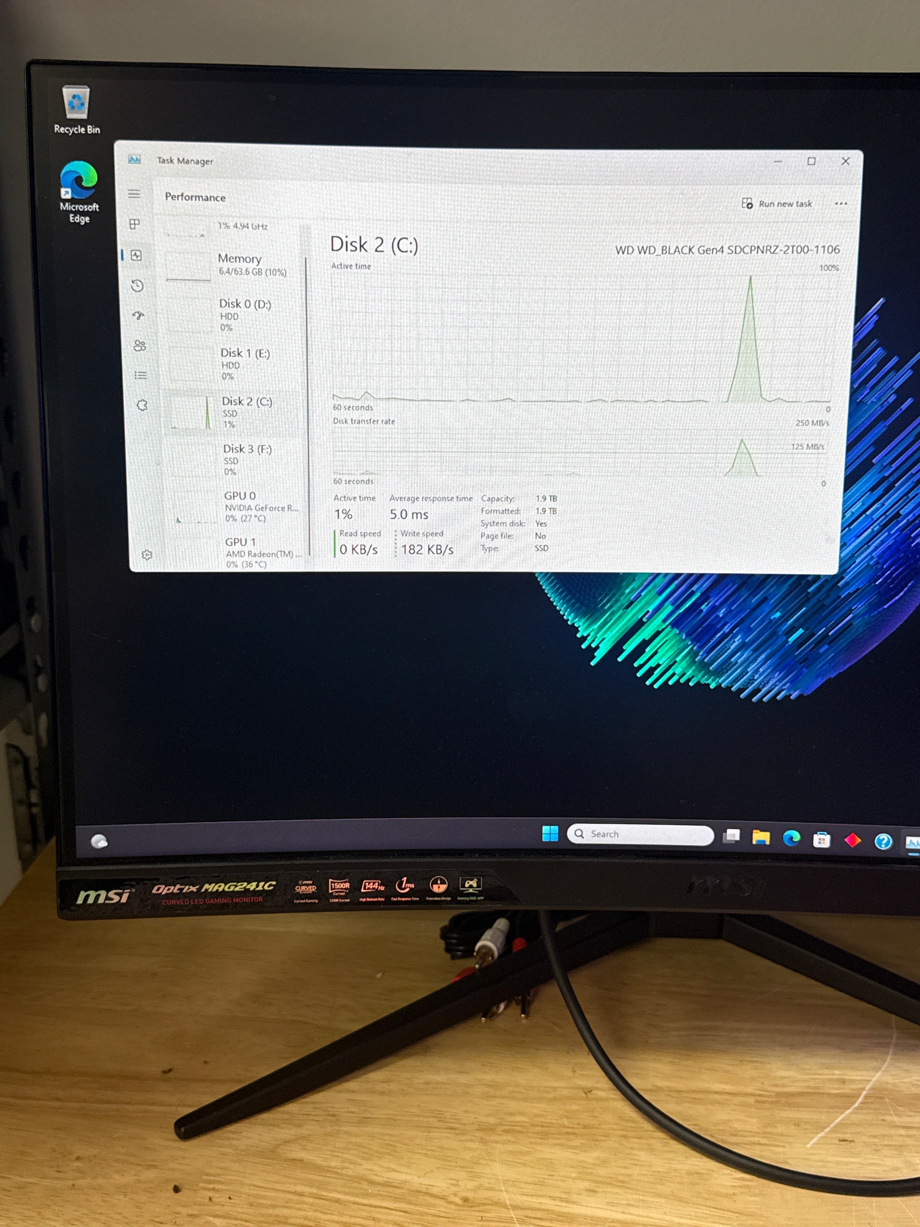 HP Omen 45L Ryzen 9 7900X 64GB RAM 4TB HDD + 4TB SSD RTX 4090 (24GB)