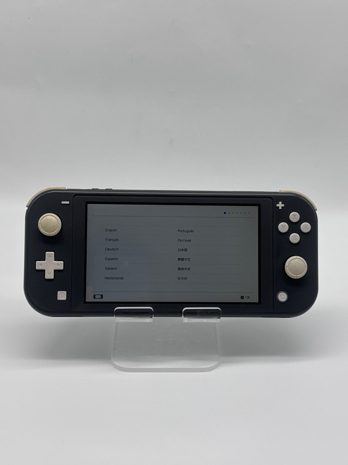 Nintendo Switch Lite Grey Handheld Console - READ