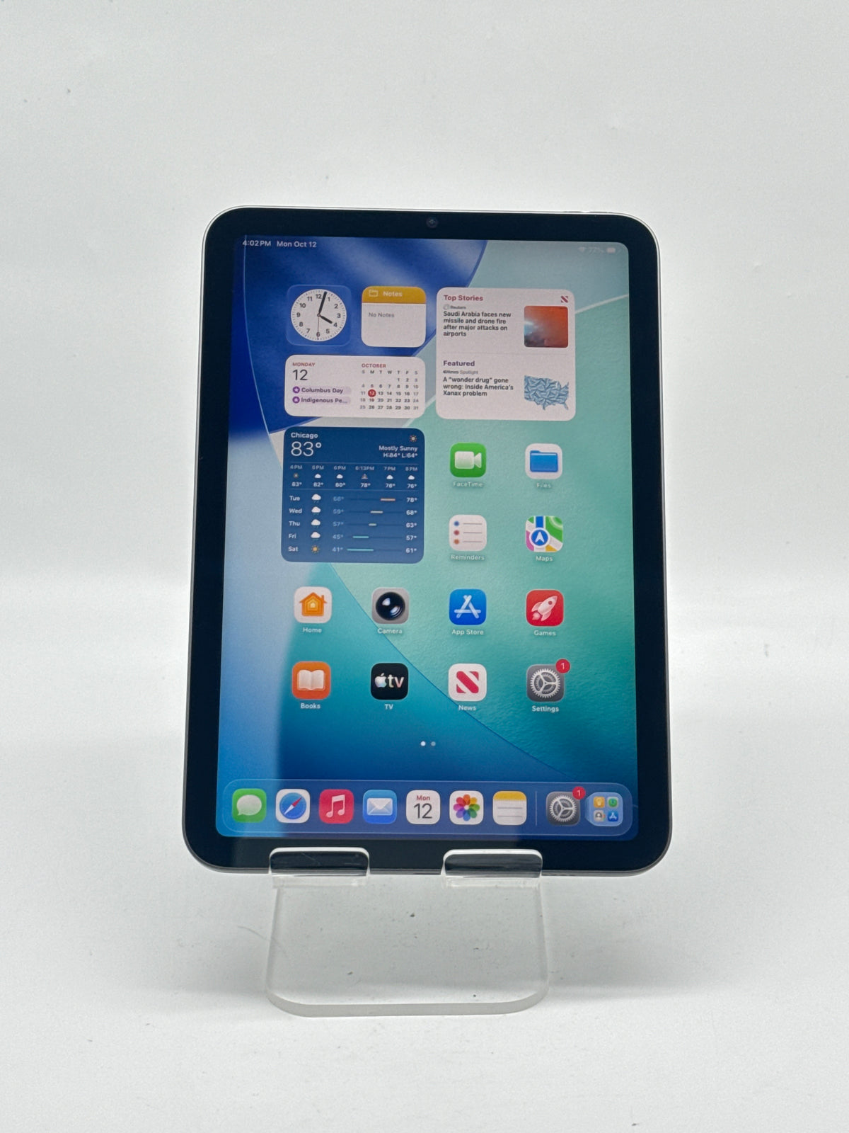 Apple iPad Mini 6th Gen A2567 64GB Wi-Fi Space Gray 8.3in - Used