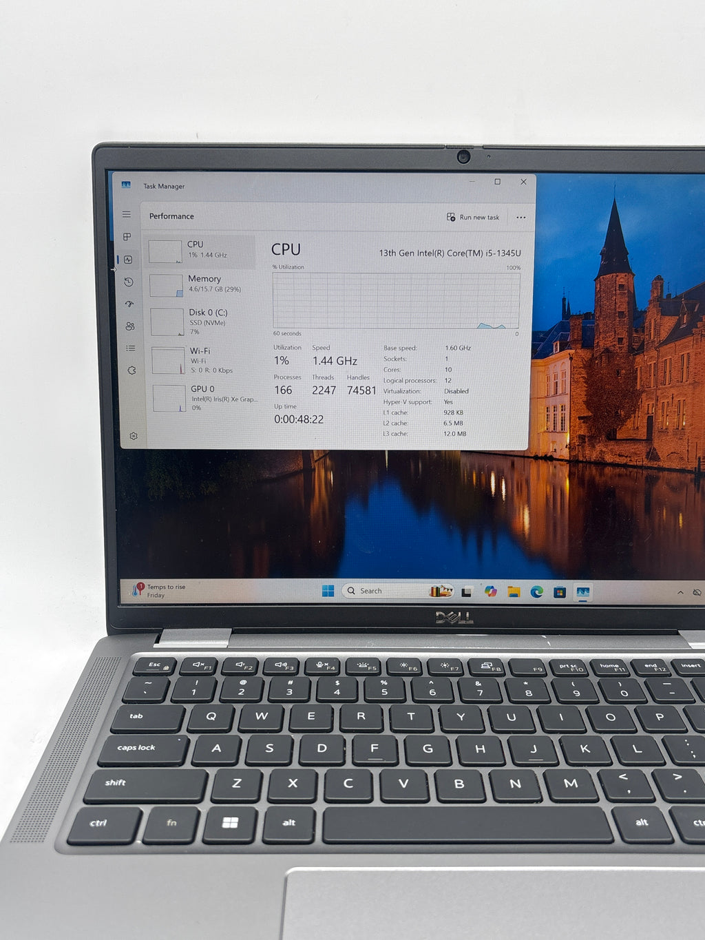 Dell Latitude 7340 14 inch i5-1345U 16GB RAM 512GB SSD Silver Used