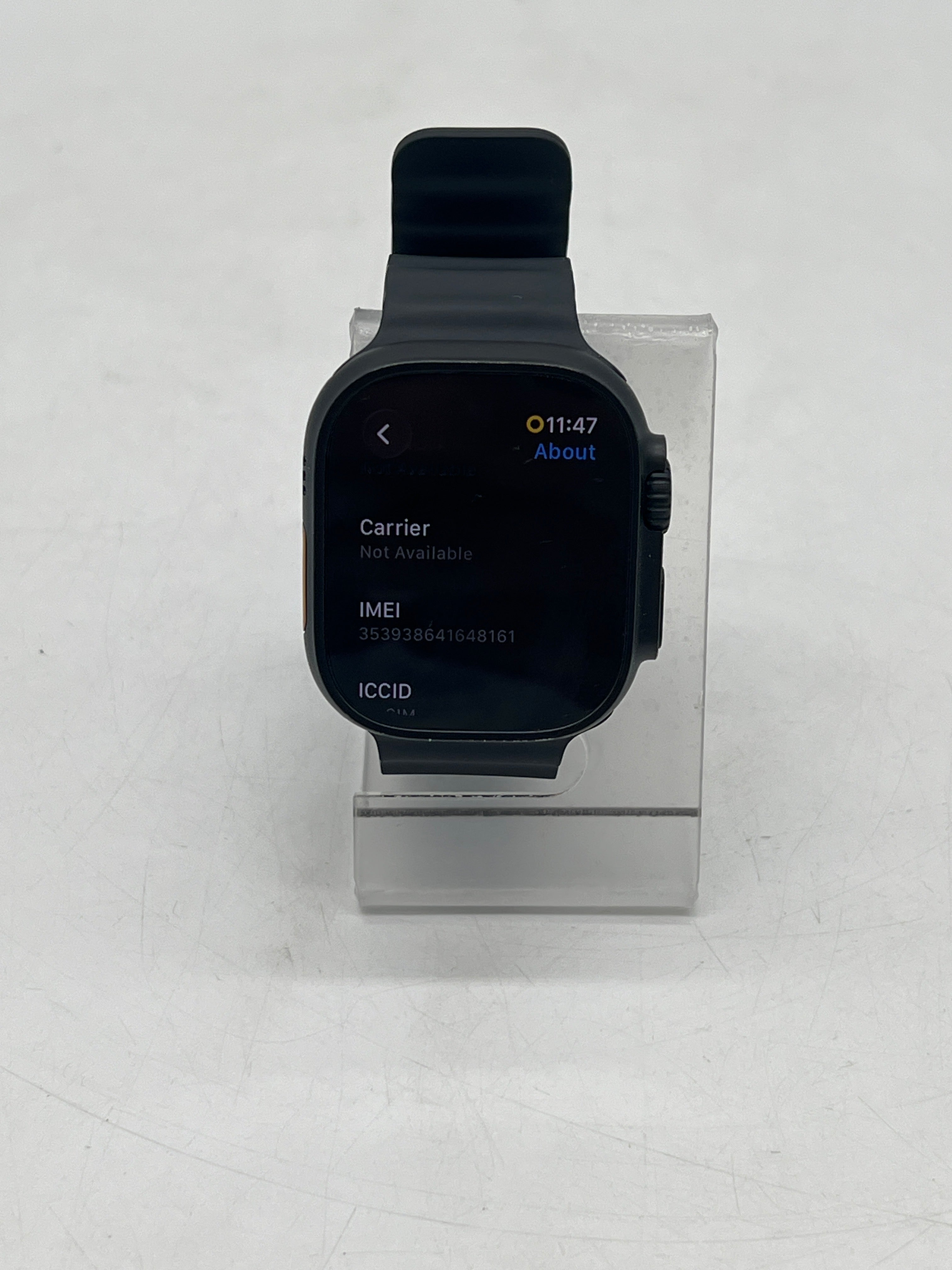 Apple Watch Ultra 3 A3281 Black Cellular MF0J4LW/A w/ Ocean Band - Used
