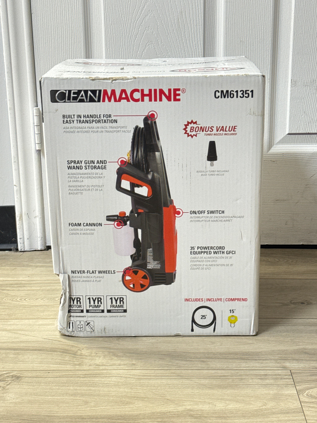 SIMPSON CM61351 Clean Machine 1700 PSI Electric Pressure Washer - New
