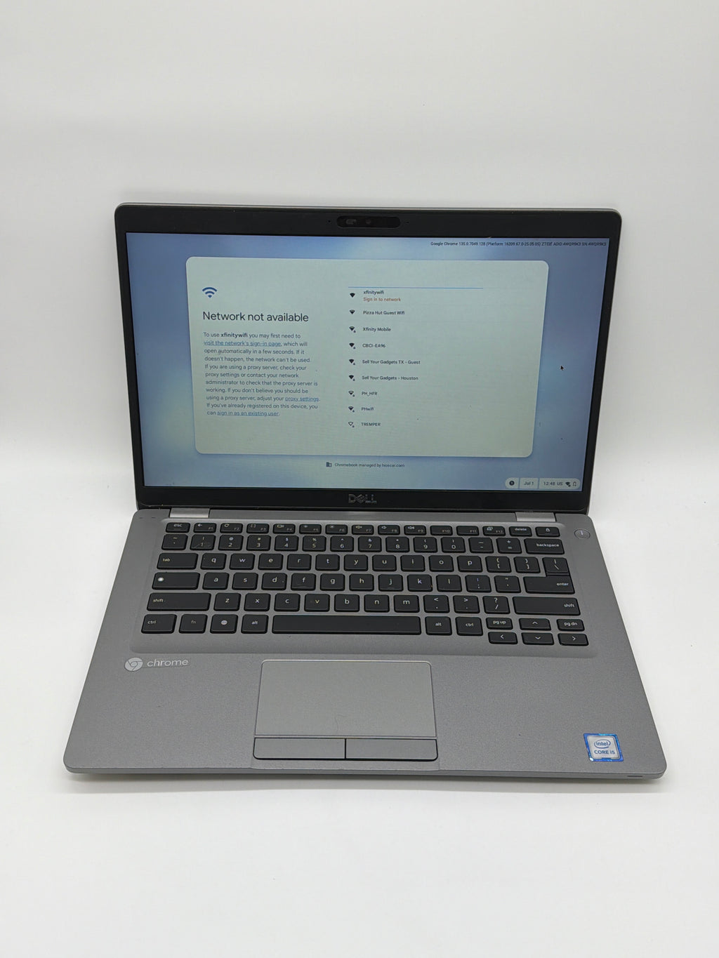 Dell Latitude 5400 Chromebook 14" FHD i5-8265U 8GB RAM 128GB SSD Remotely Managed