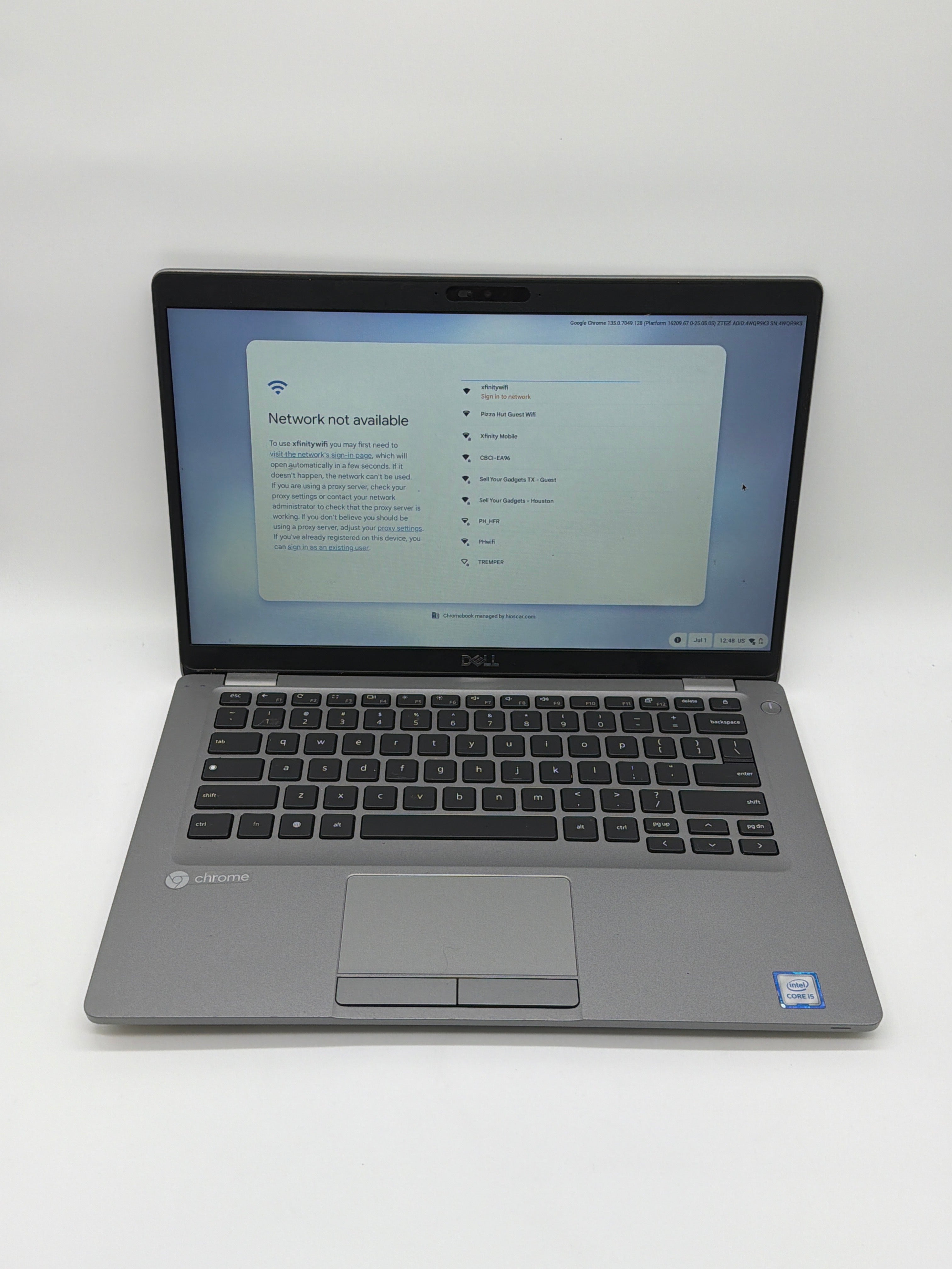 Dell Latitude 5400 Chromebook 14" FHD i5-8265U 8GB RAM 128GB SSD Remotely Managed