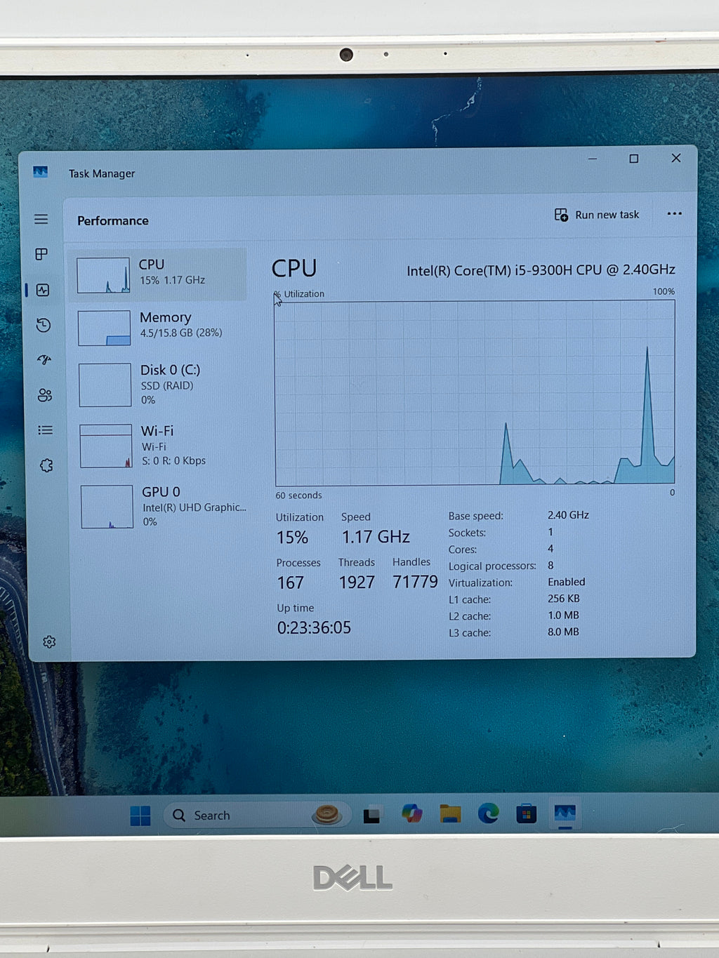 Dell Inspiron 15 7000 i5-9300H 16GB RAM 512 GB SSD