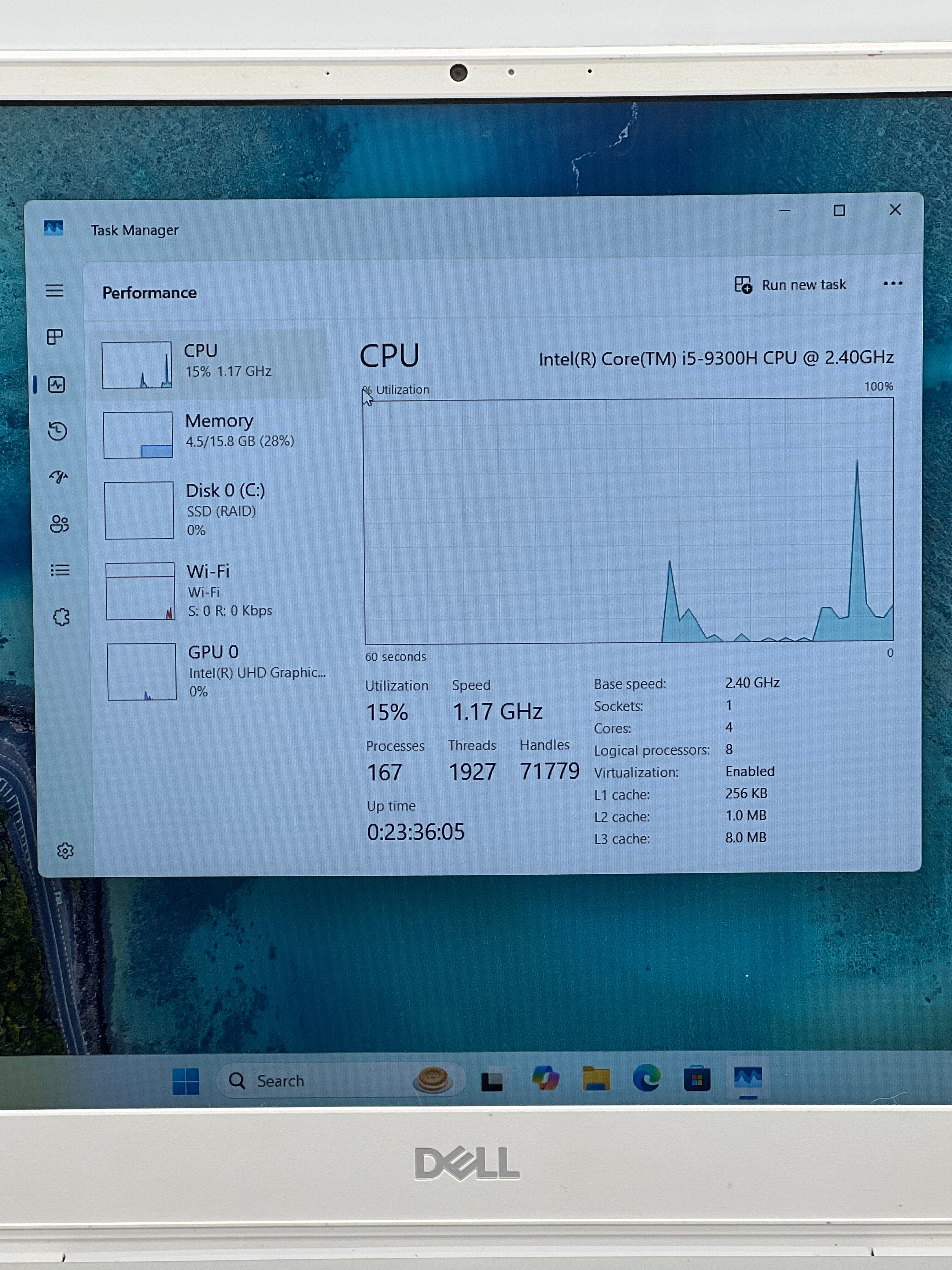 Dell Inspiron 15 7000 i5-9300H 16GB RAM 512 GB SSD