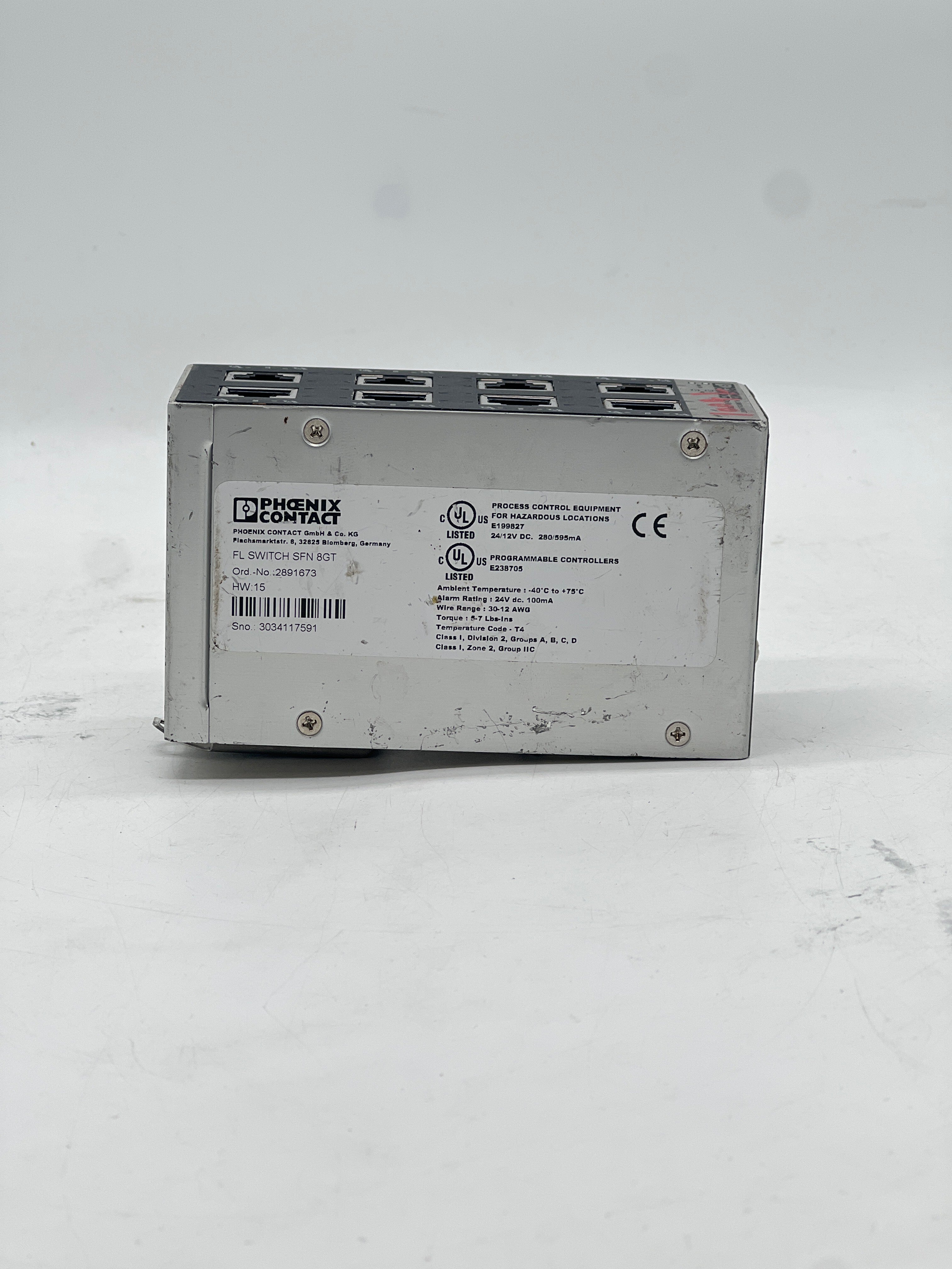 Phoenix SFN 8GT 8-Port Accessory Silver Used Tested