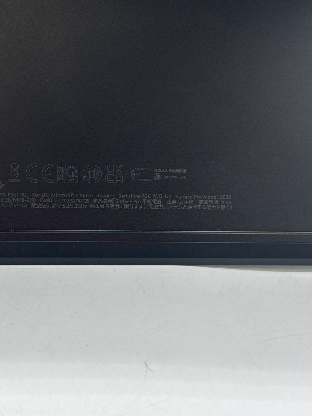 Microsoft Surface Pro 9 2038 13" Core i5-1245U 16GB RAM 256GB SSD - Used