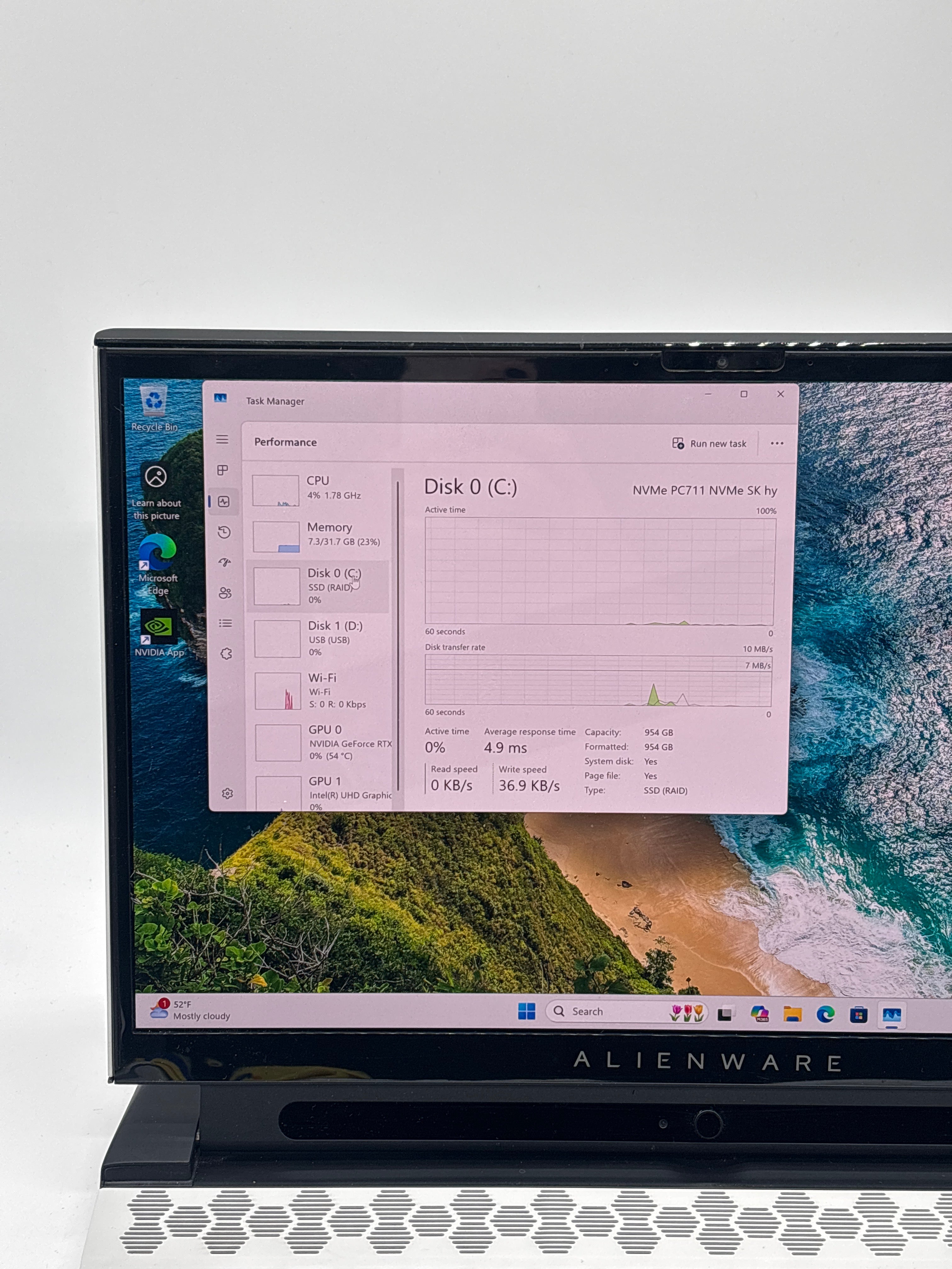 Dell Alienware M15 R3 15 inch Intel i7 10th Gen 32GB RAM 1TB SSD RTX 2070 Super