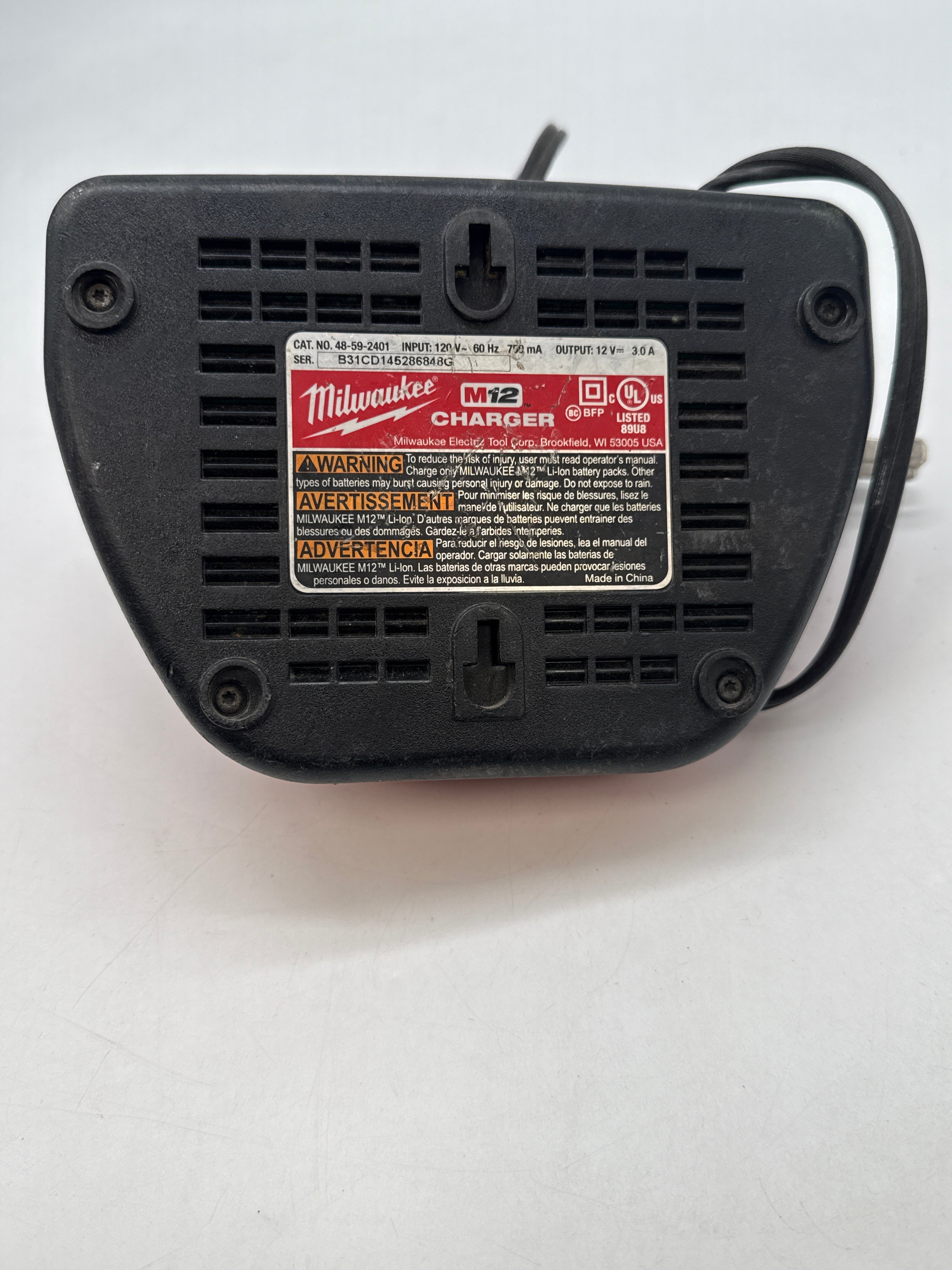 Milwaukee 2520-20 M12 FUEL Brushless HACKZALL Reciprocating Saw w/Charger Battery
